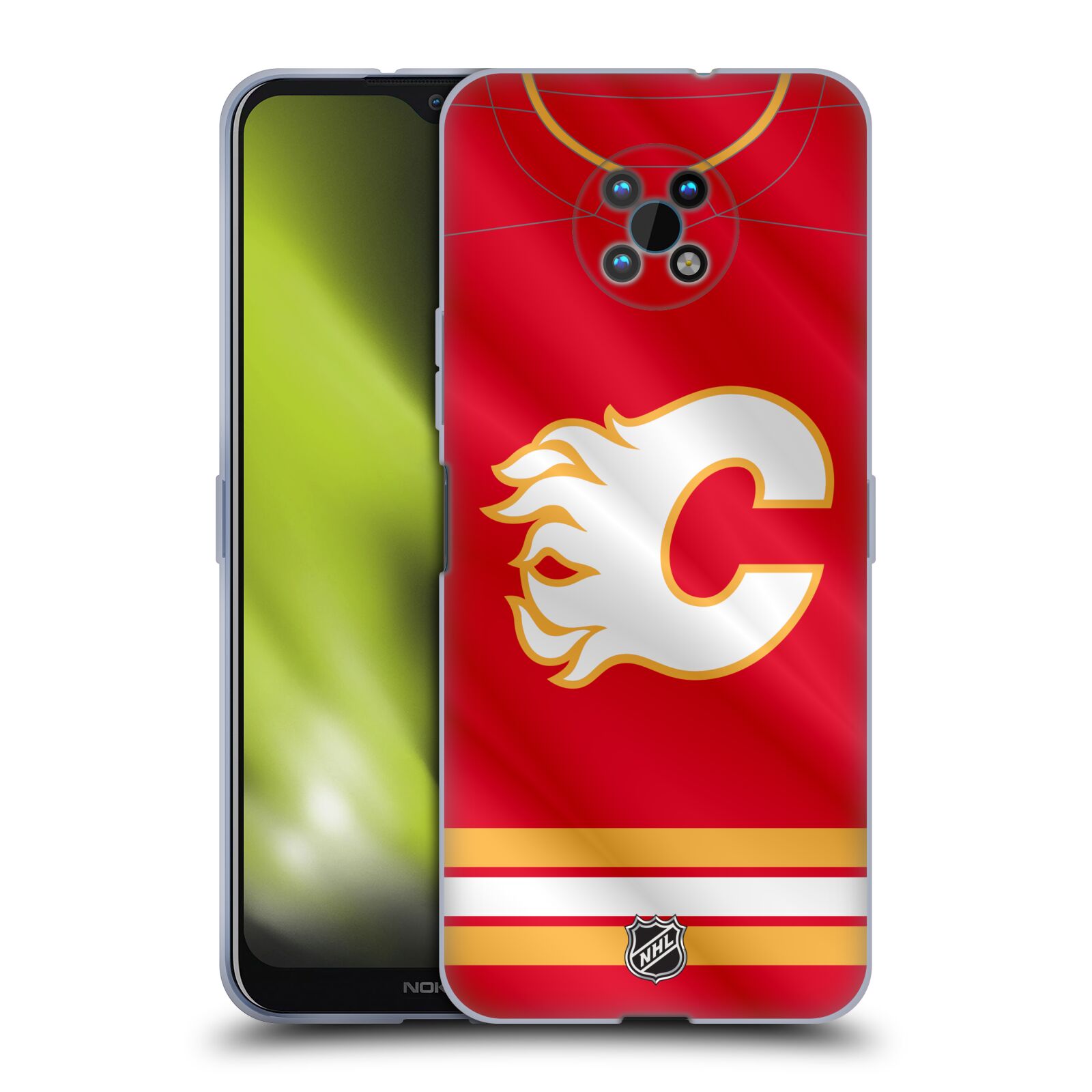 Silikonové pouzdro na mobil Nokia G50 5G - NHL - Dres Calgary Flames