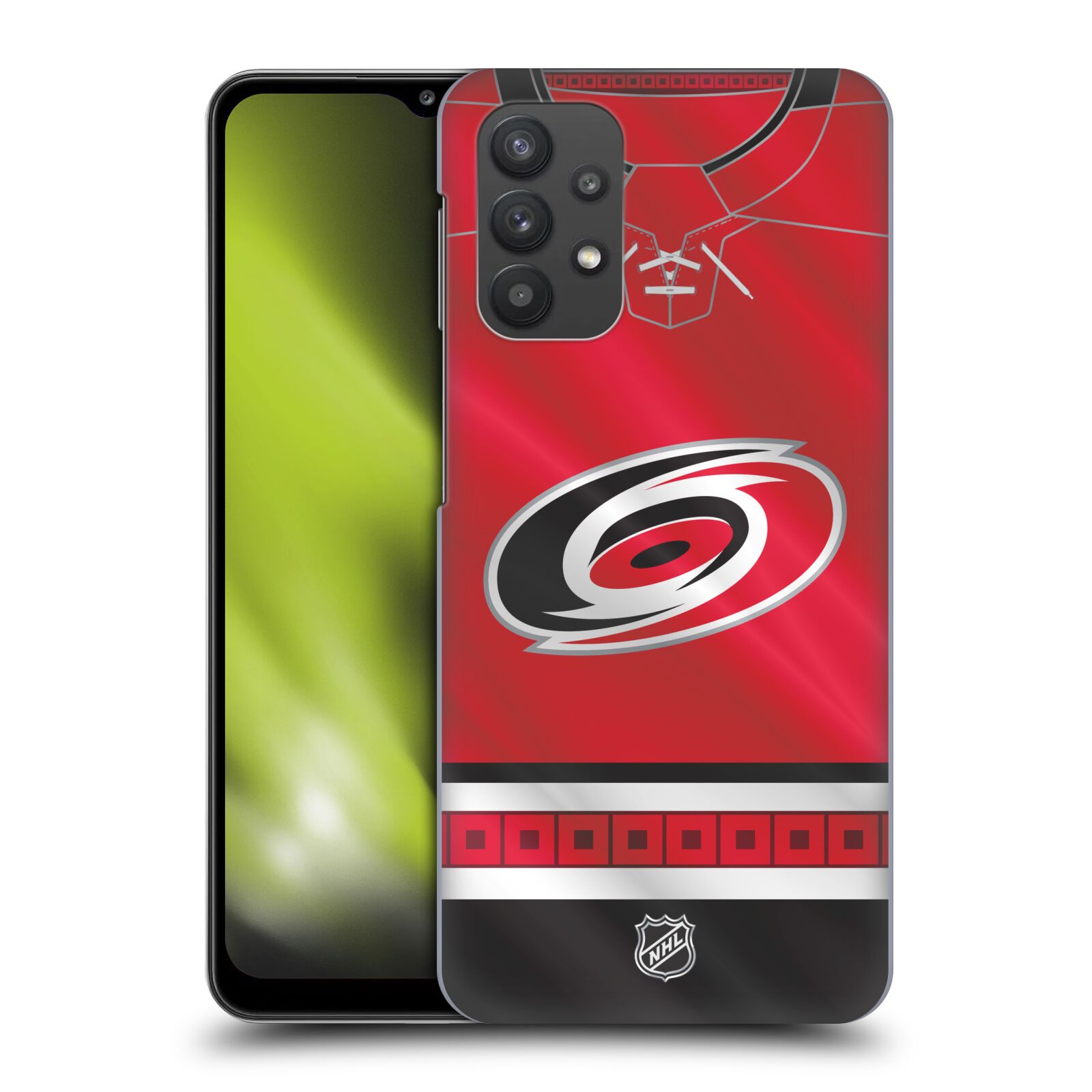 Plastové pouzdro na mobil Samsung Galaxy A32 5G - NHL - Dres Carolina Hurricanes