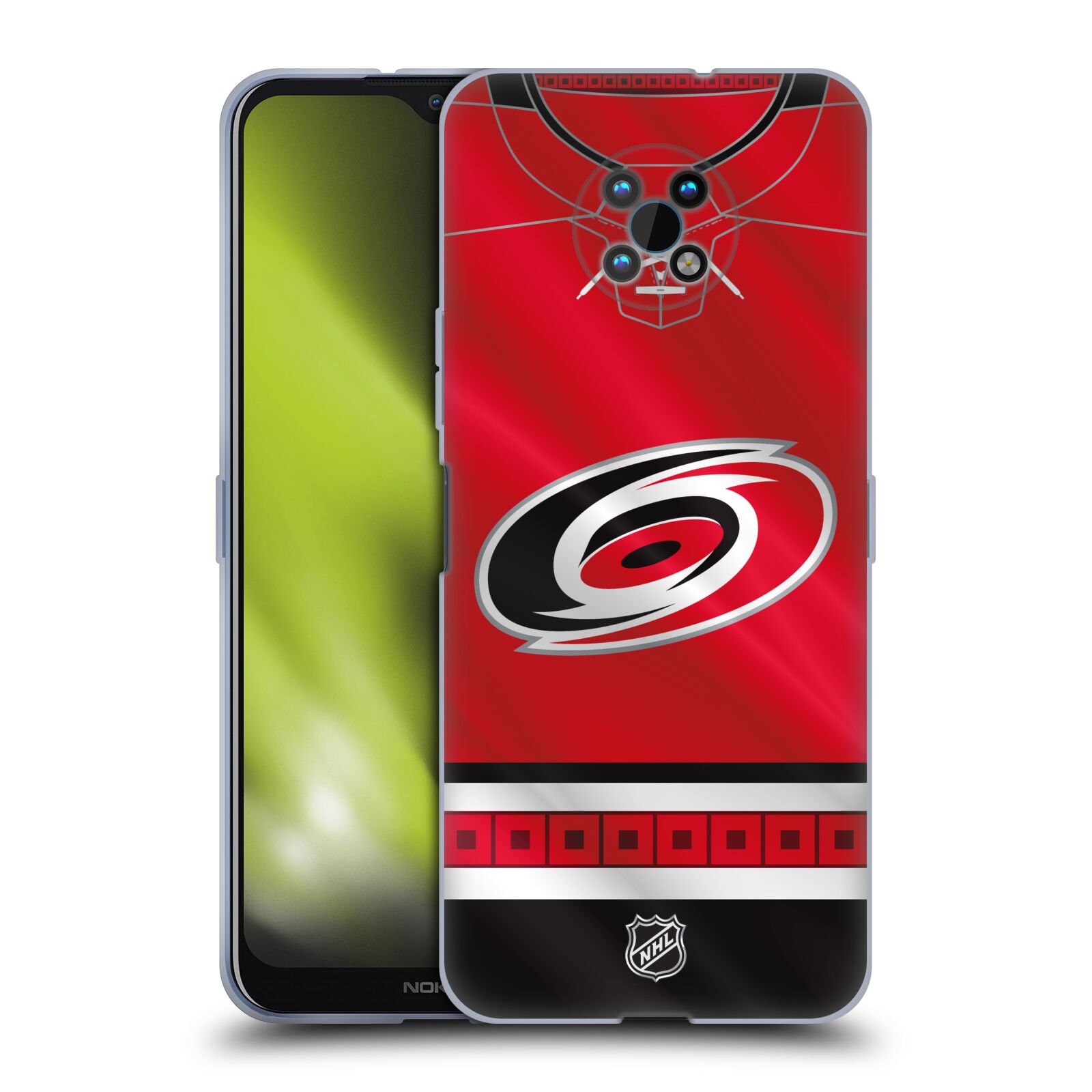 Silikonové pouzdro na mobil Nokia G50 5G - NHL - Dres Carolina Hurricanes