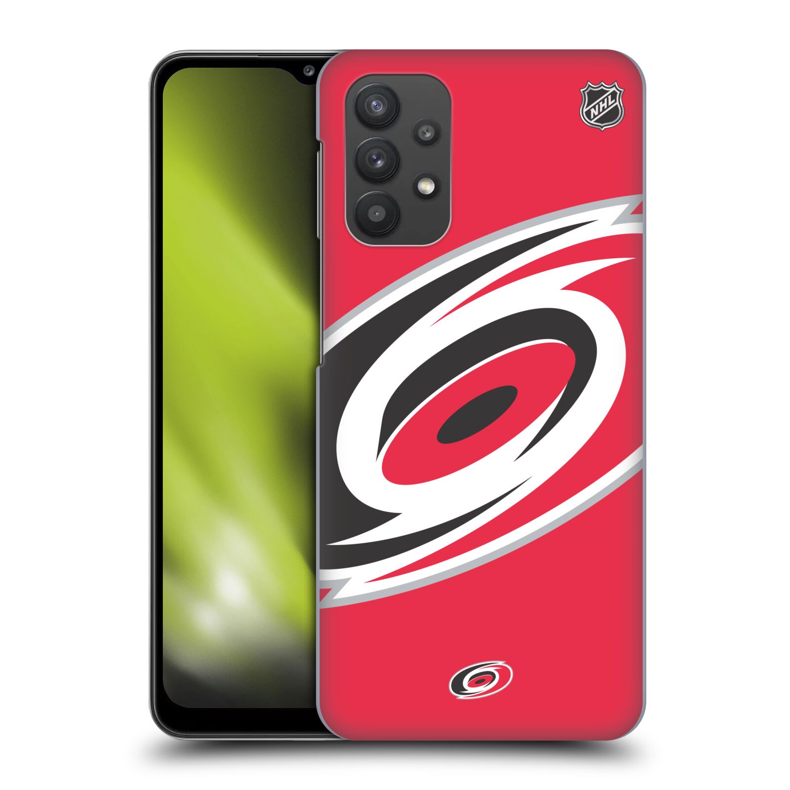 Plastové pouzdro na mobil Samsung Galaxy A32 5G - NHL - Velké logo Carolina Hurricanes