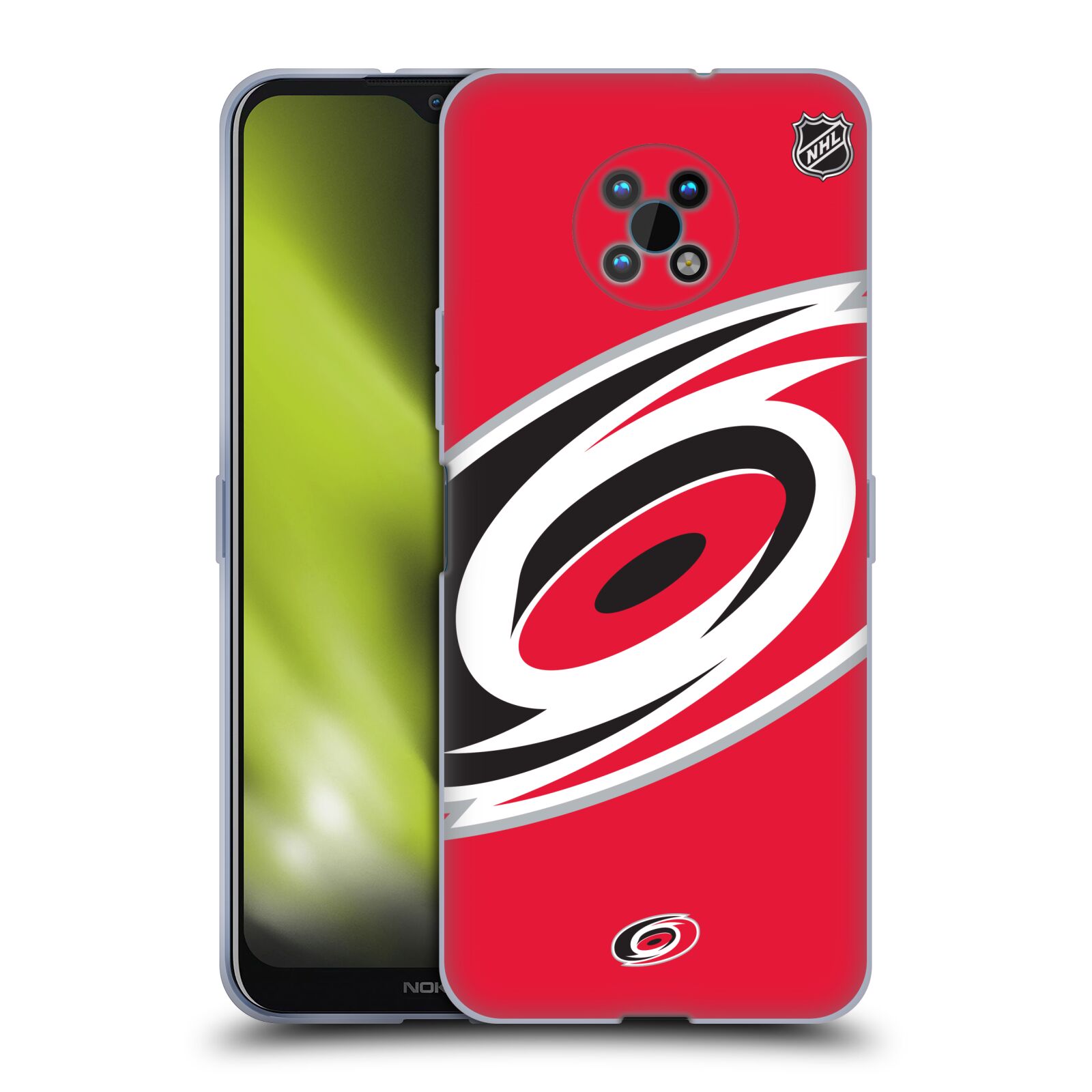 Silikonové pouzdro na mobil Nokia G50 5G - NHL - Velké logo Carolina Hurricanes
