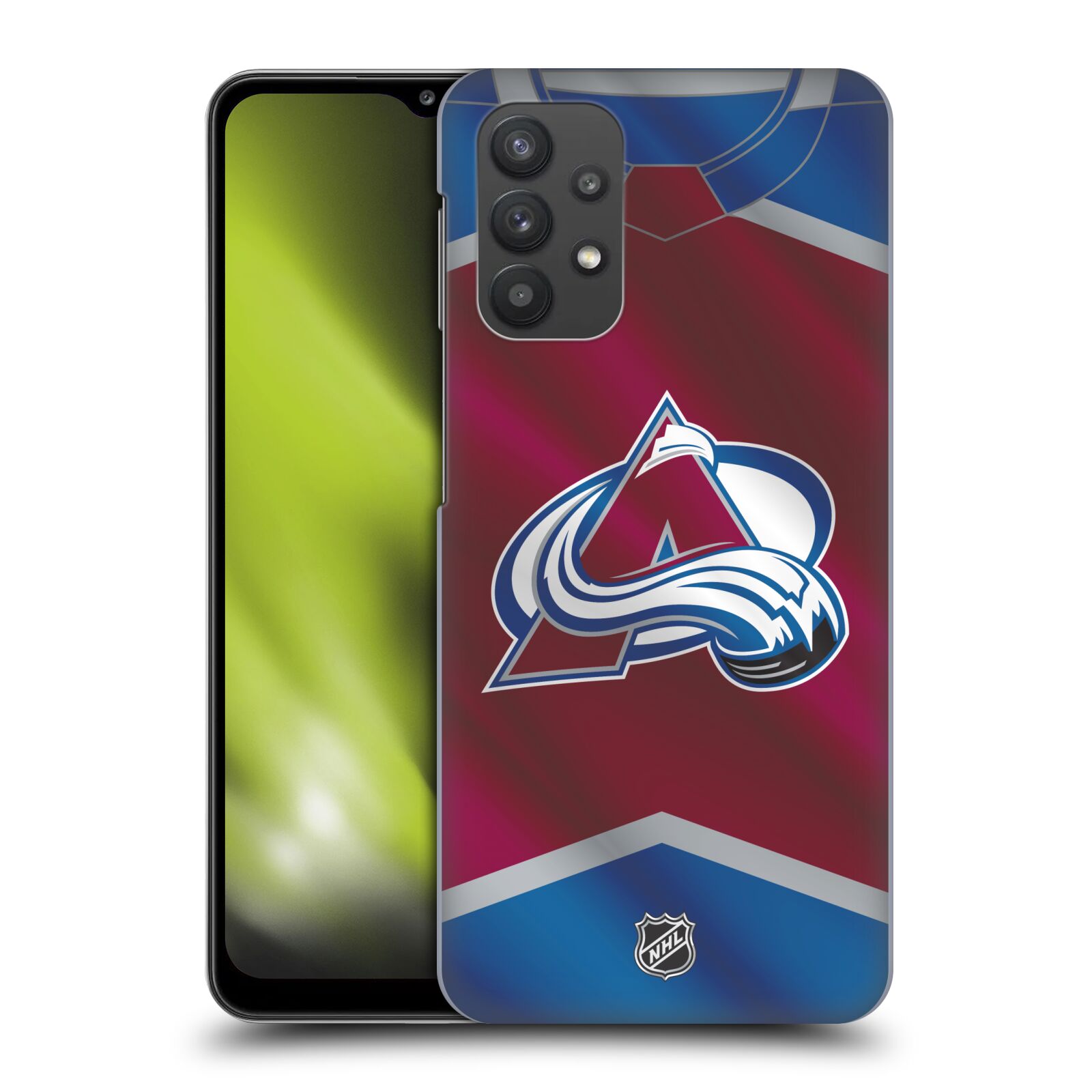Plastové pouzdro na mobil Samsung Galaxy A32 5G - NHL - Dres Colorado Avalanche