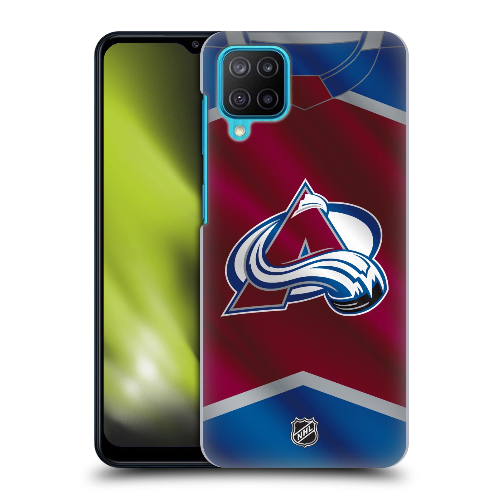 Plastové pouzdro na mobil Samsung Galaxy M12 - NHL - Dres Colorado Avalanche