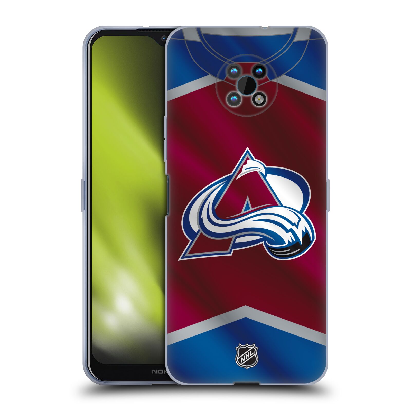 Silikonové pouzdro na mobil Nokia G50 5G - NHL - Dres Colorado Avalanche