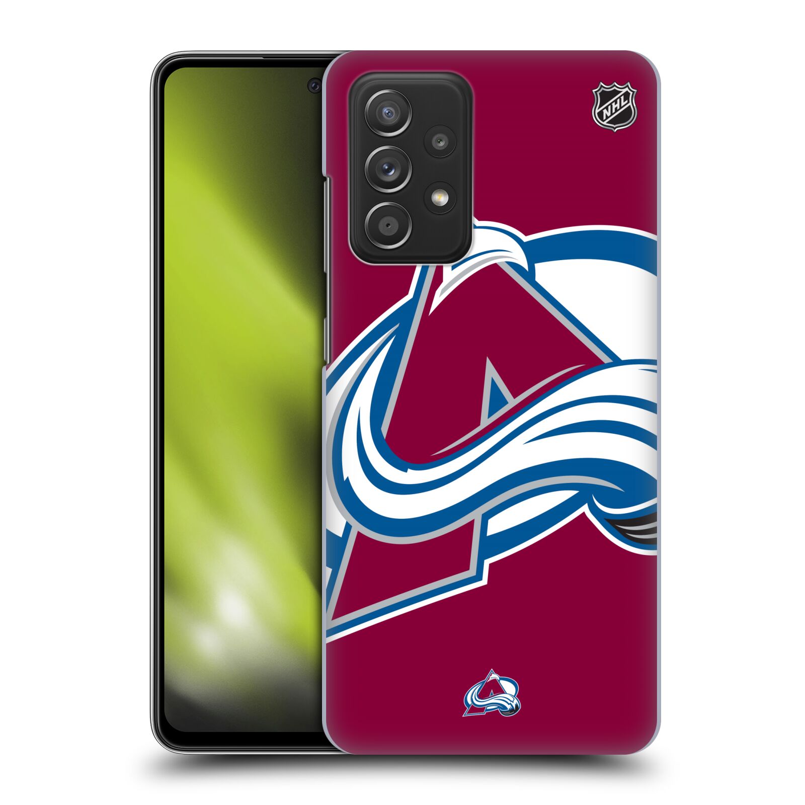 Plastové pouzdro na mobil Samsung Galaxy A52 / A52 5G / A52s 5G - NHL - Velké logo Colorado Avalanche