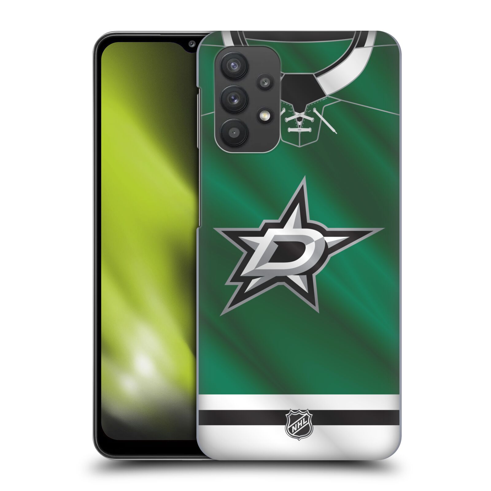 Plastové pouzdro na mobil Samsung Galaxy A32 5G - NHL - Dres Dallas Stars