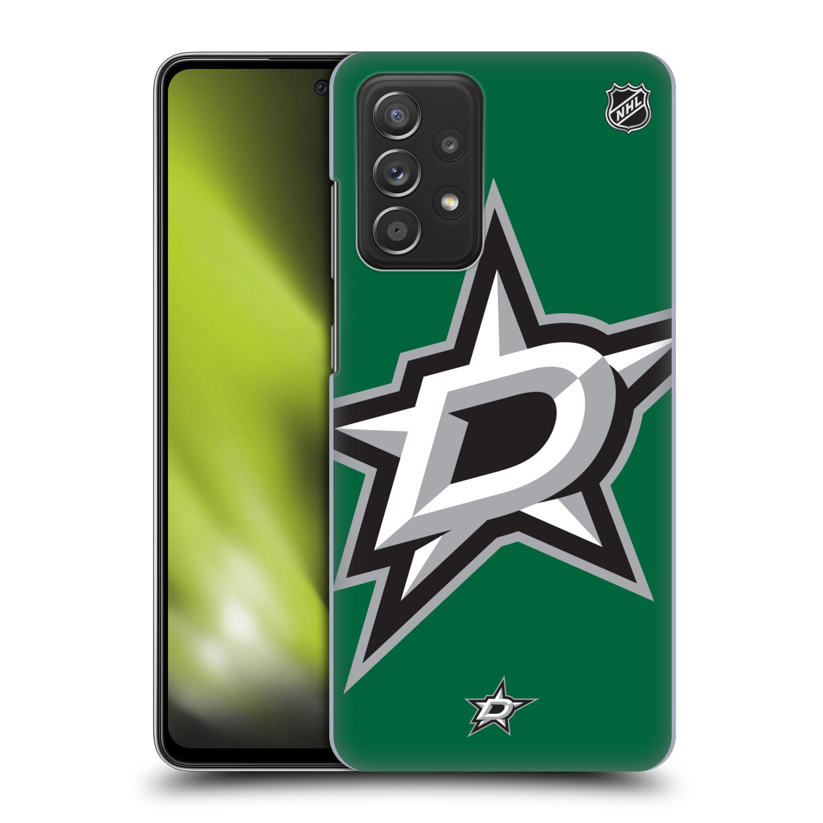 Plastové pouzdro na mobil Samsung Galaxy A52 / A52 5G / A52s 5G - NHL - Velké logo Dallas Stars