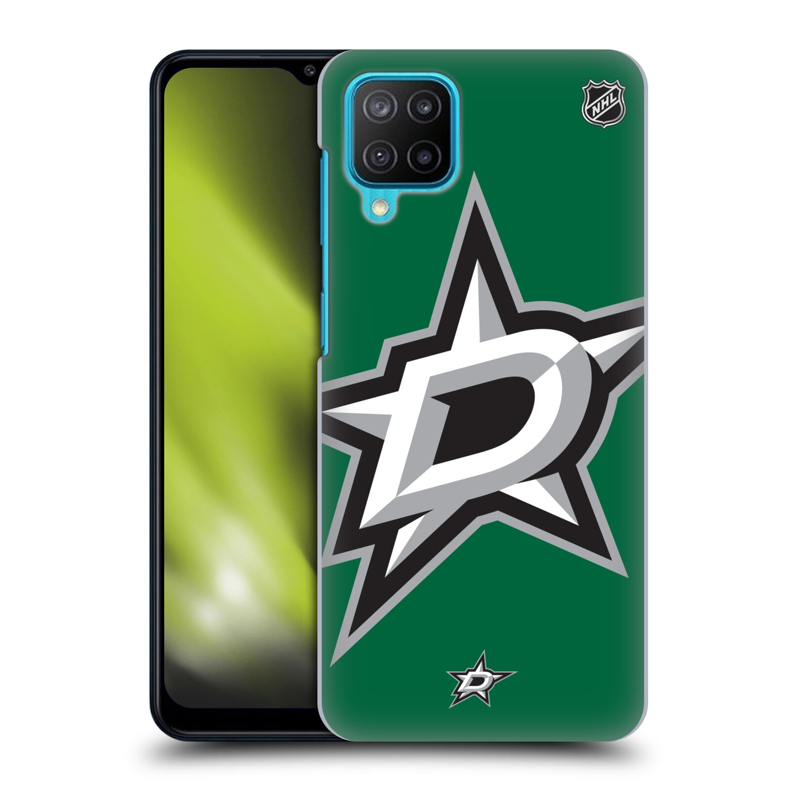 Plastové pouzdro na mobil Samsung Galaxy M12 - NHL - Velké logo Dallas Stars