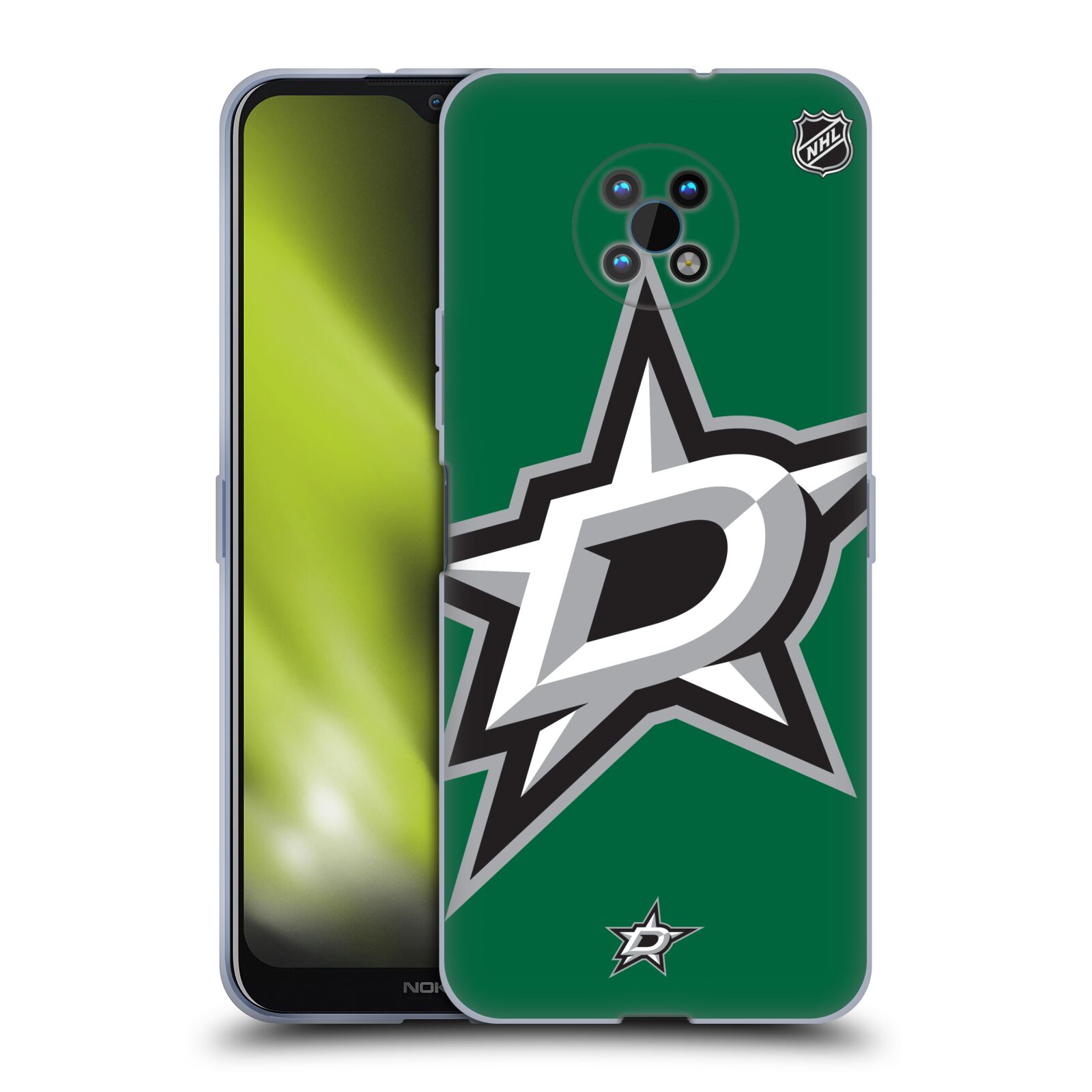 Silikonové pouzdro na mobil Nokia G50 5G - NHL - Velké logo Dallas Stars