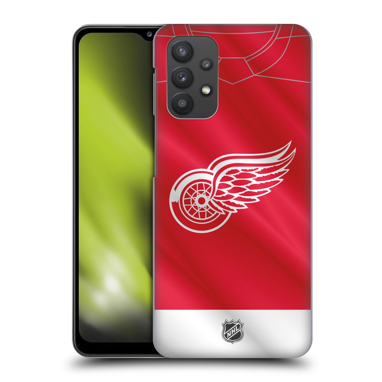 Plastové pouzdro na mobil Samsung Galaxy A32 5G - NHL - Dres Detroit Red Wings