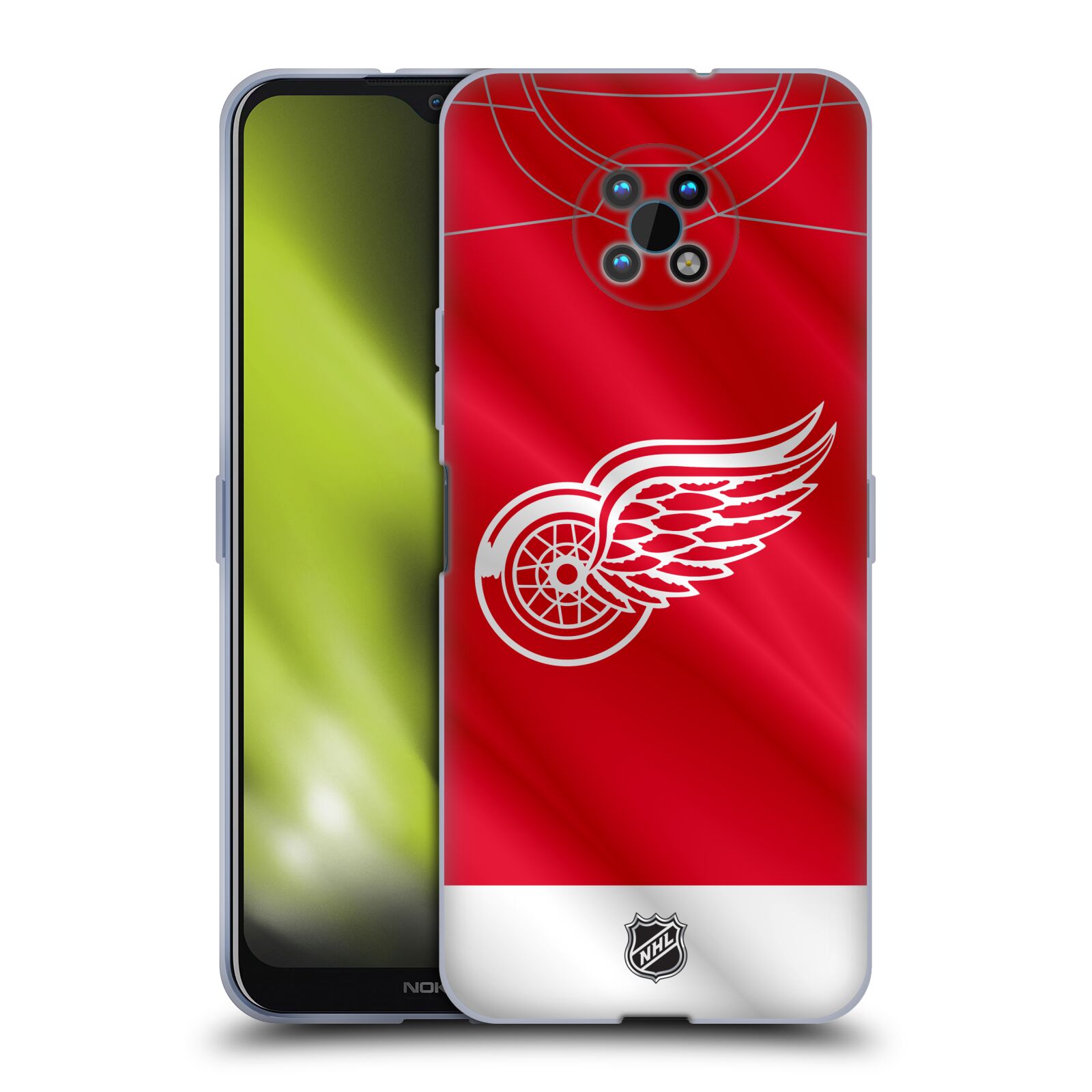 Silikonové pouzdro na mobil Nokia G50 5G - NHL - Dres Detroit Red Wings
