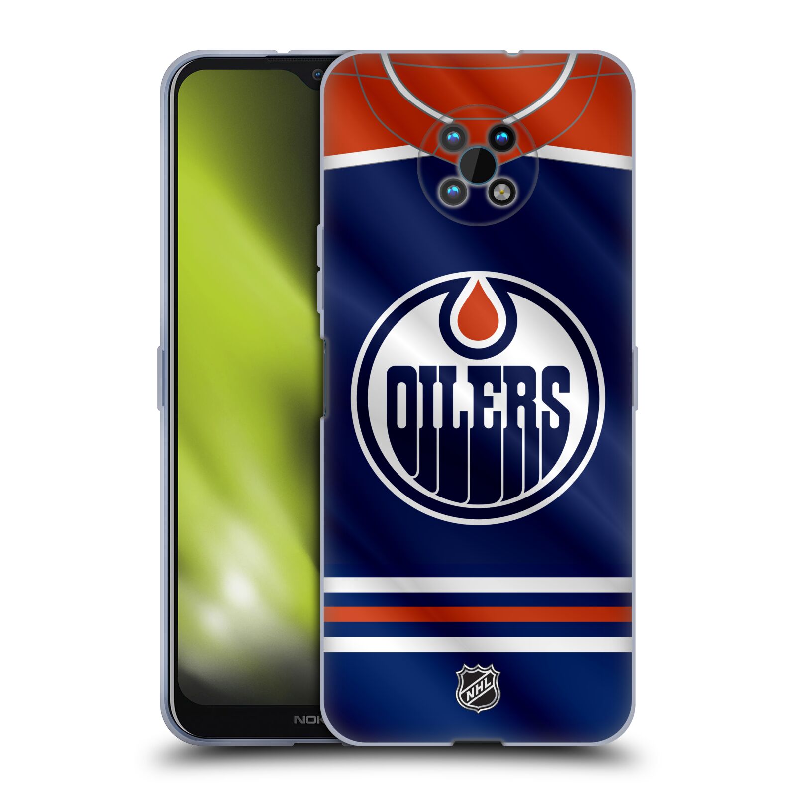 Silikonové pouzdro na mobil Nokia G50 5G - NHL - Dres Edmonton Oilers