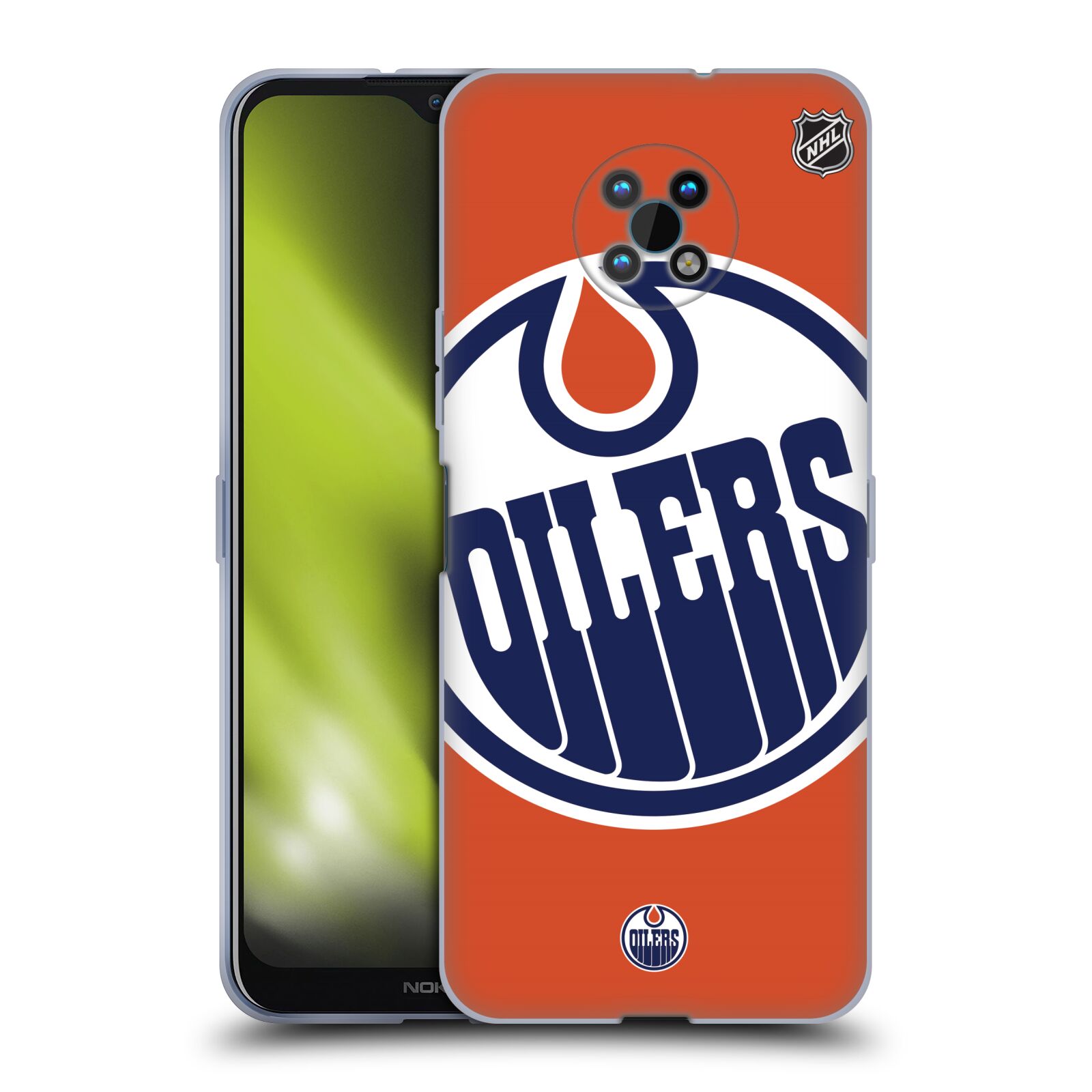 Silikonové pouzdro na mobil Nokia G50 5G - NHL - Velké logo Edmonton Oilers