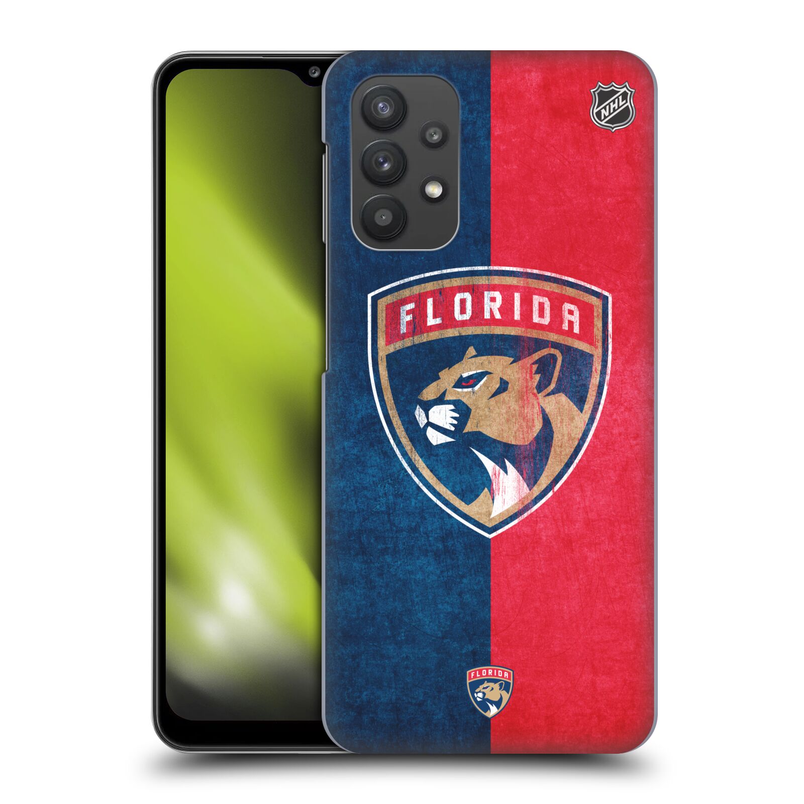 Plastové pouzdro na mobil Samsung Galaxy A32 5G - NHL - Půlené logo Florida Panthers