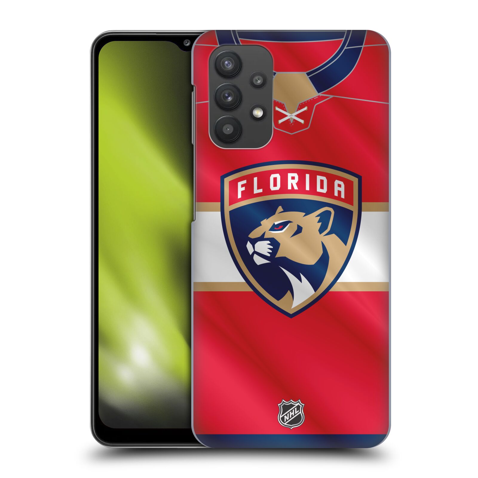 Plastové pouzdro na mobil Samsung Galaxy A32 5G - NHL - Dres Florida Panthers