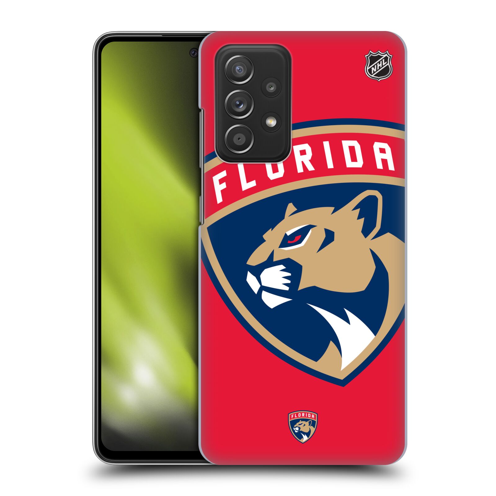 Plastové pouzdro na mobil Samsung Galaxy A52 / A52 5G / A52s 5G - NHL - Velké logo Florida Panthers
