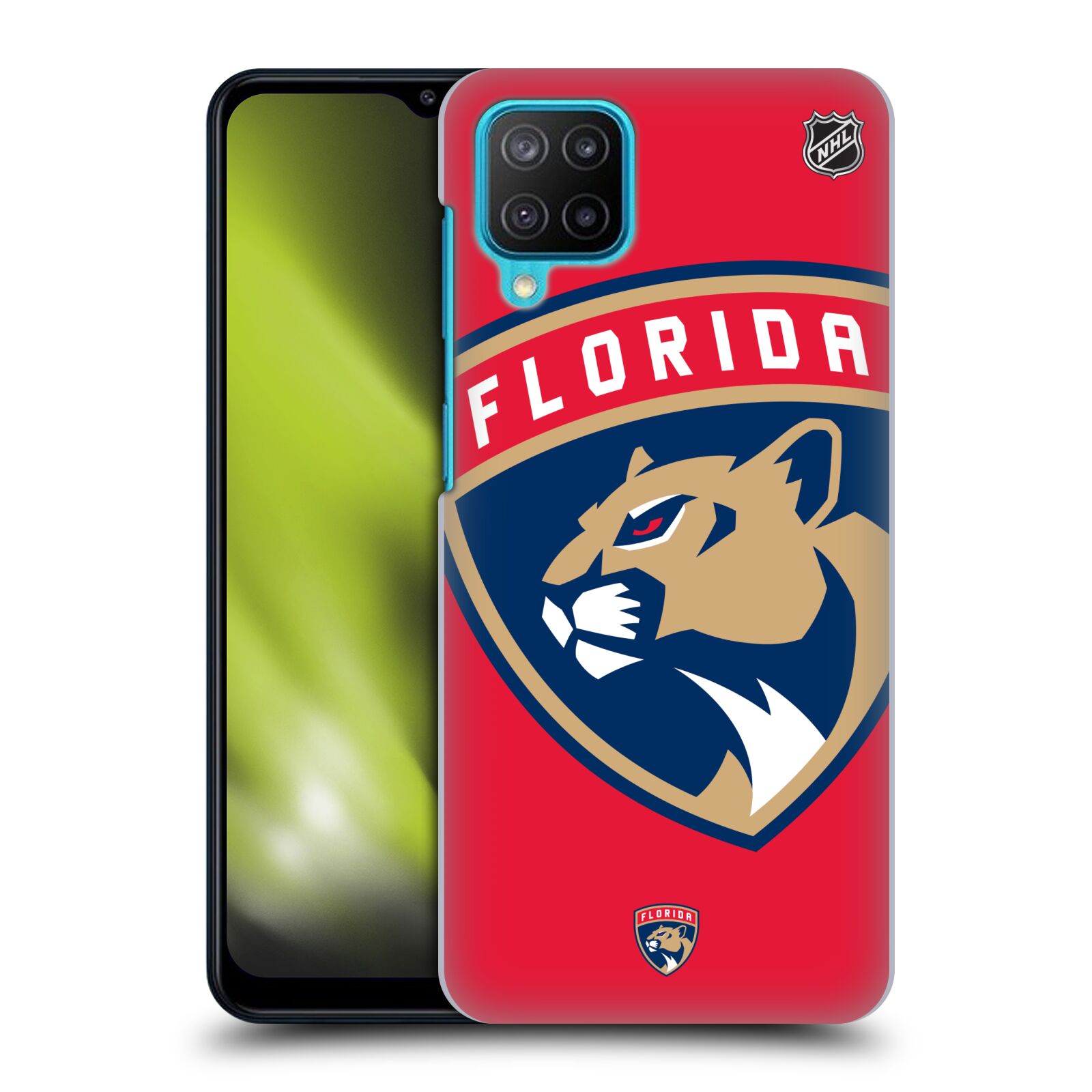 Plastové pouzdro na mobil Samsung Galaxy M12 - NHL - Velké logo Florida Panthers
