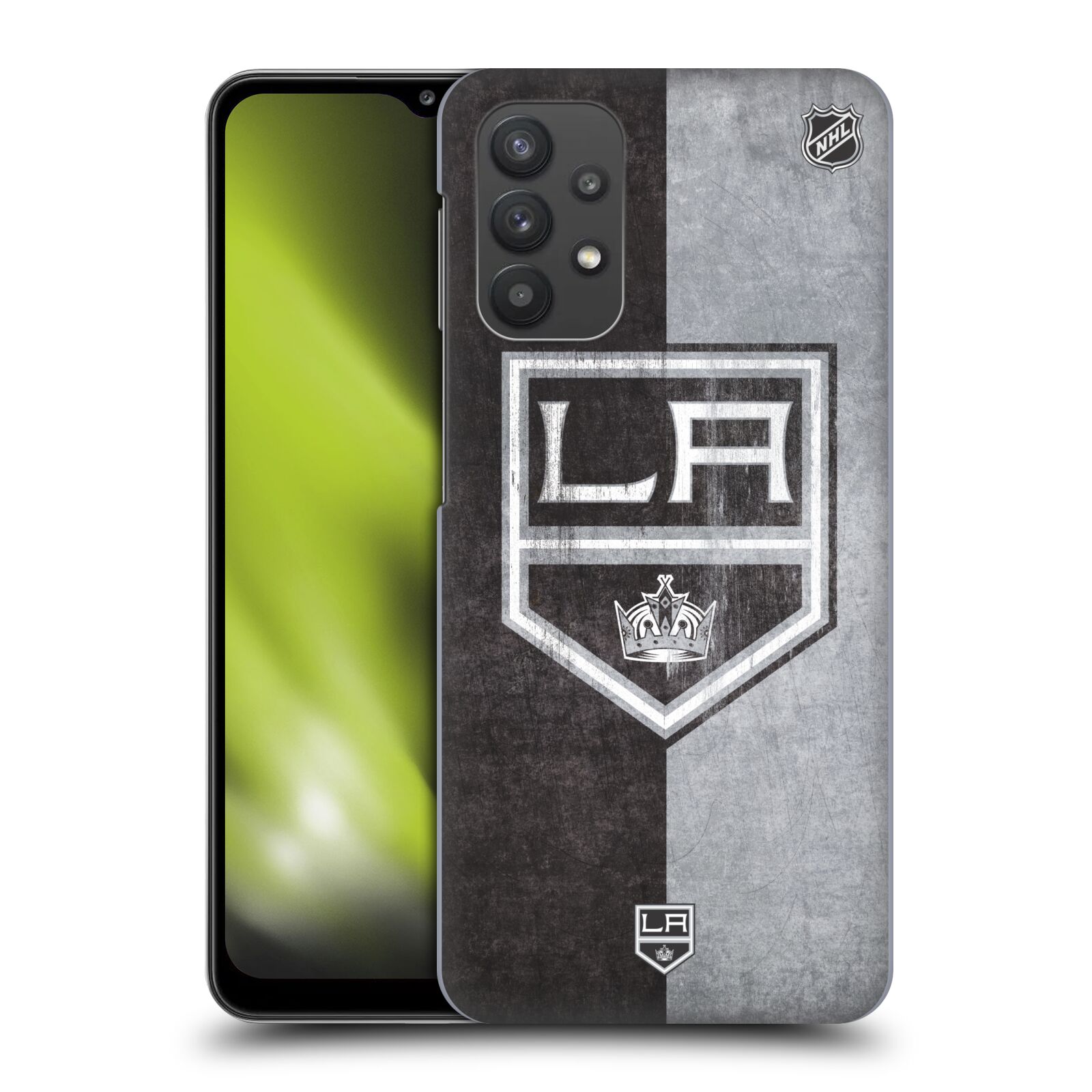 Plastové pouzdro na mobil Samsung Galaxy A32 5G - NHL - Půlené logo Los Angeles Kings