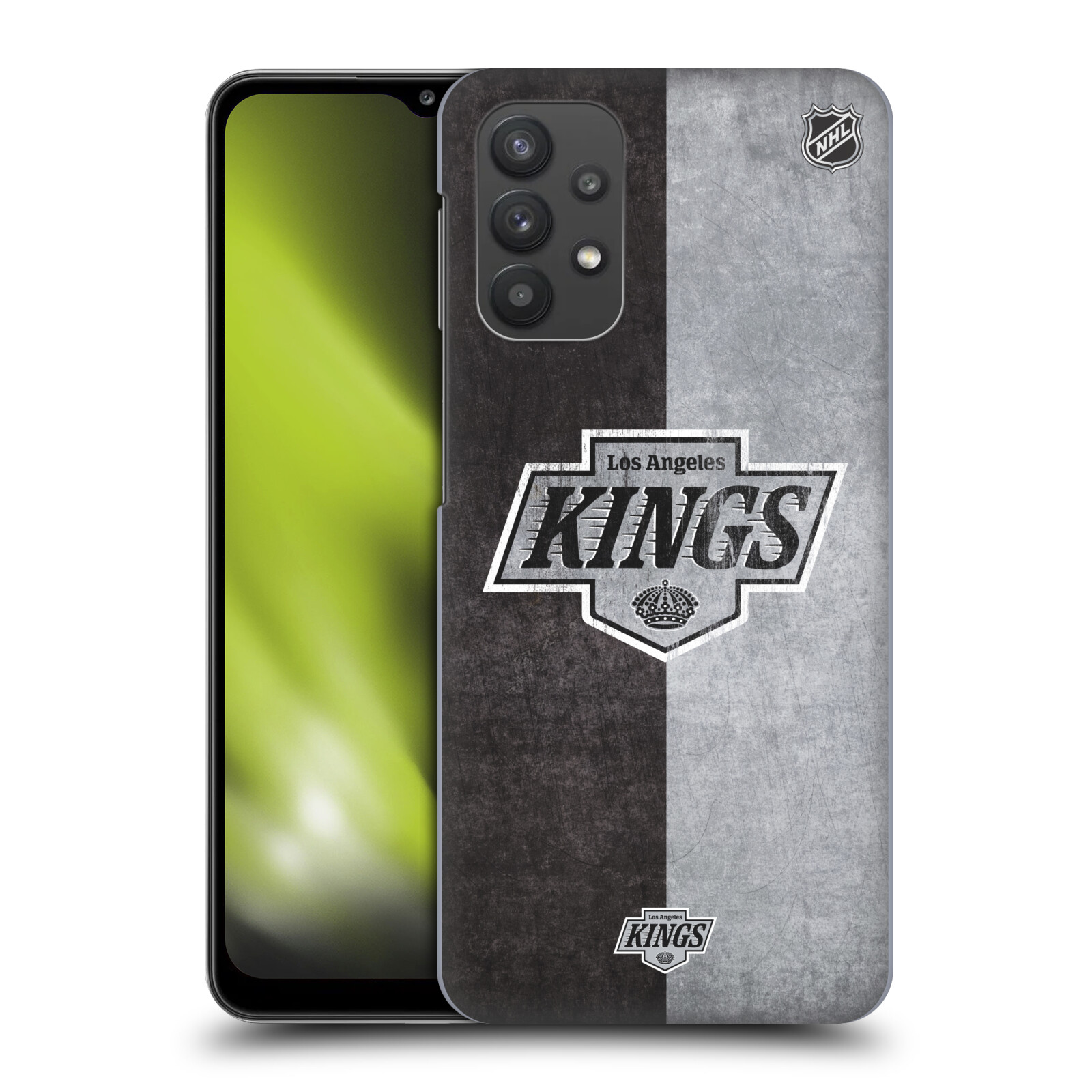 Plastové pouzdro na mobil Samsung Galaxy A32 5G - NHL - Půlené logo Los Angeles Kings