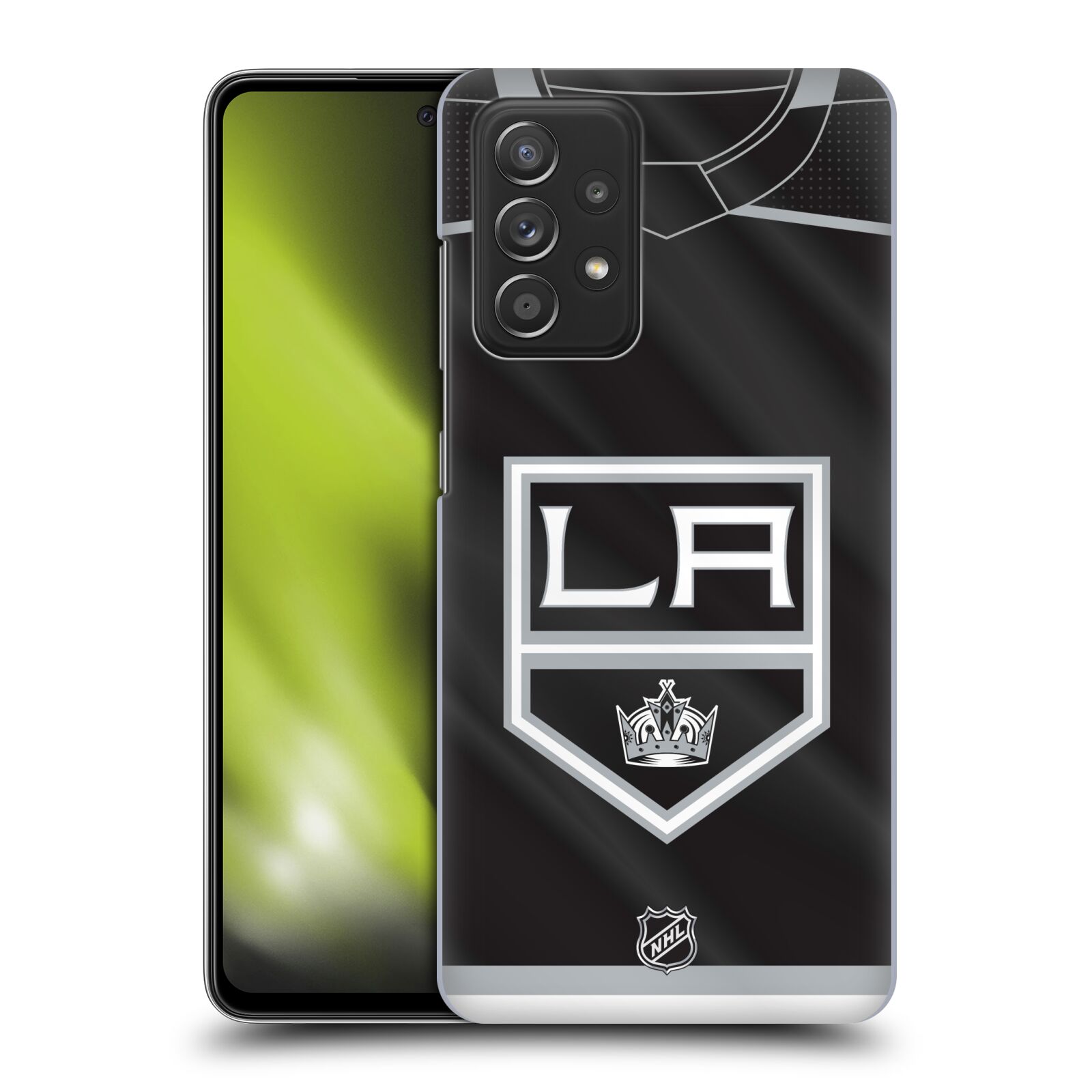 Plastové pouzdro na mobil Samsung Galaxy A52 / A52 5G / A52s 5G - NHL - Dres Los Angeles Kings