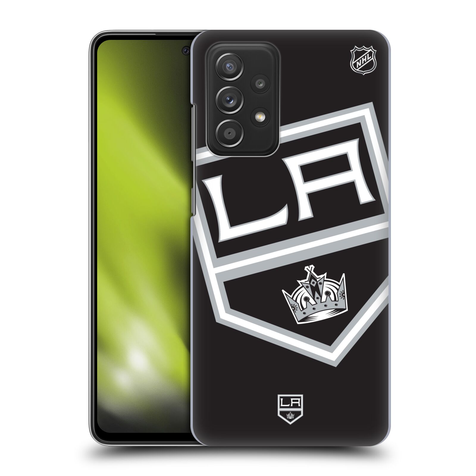 Plastové pouzdro na mobil Samsung Galaxy A52 / A52 5G / A52s 5G - NHL - Velké logo Los Angeles Kings