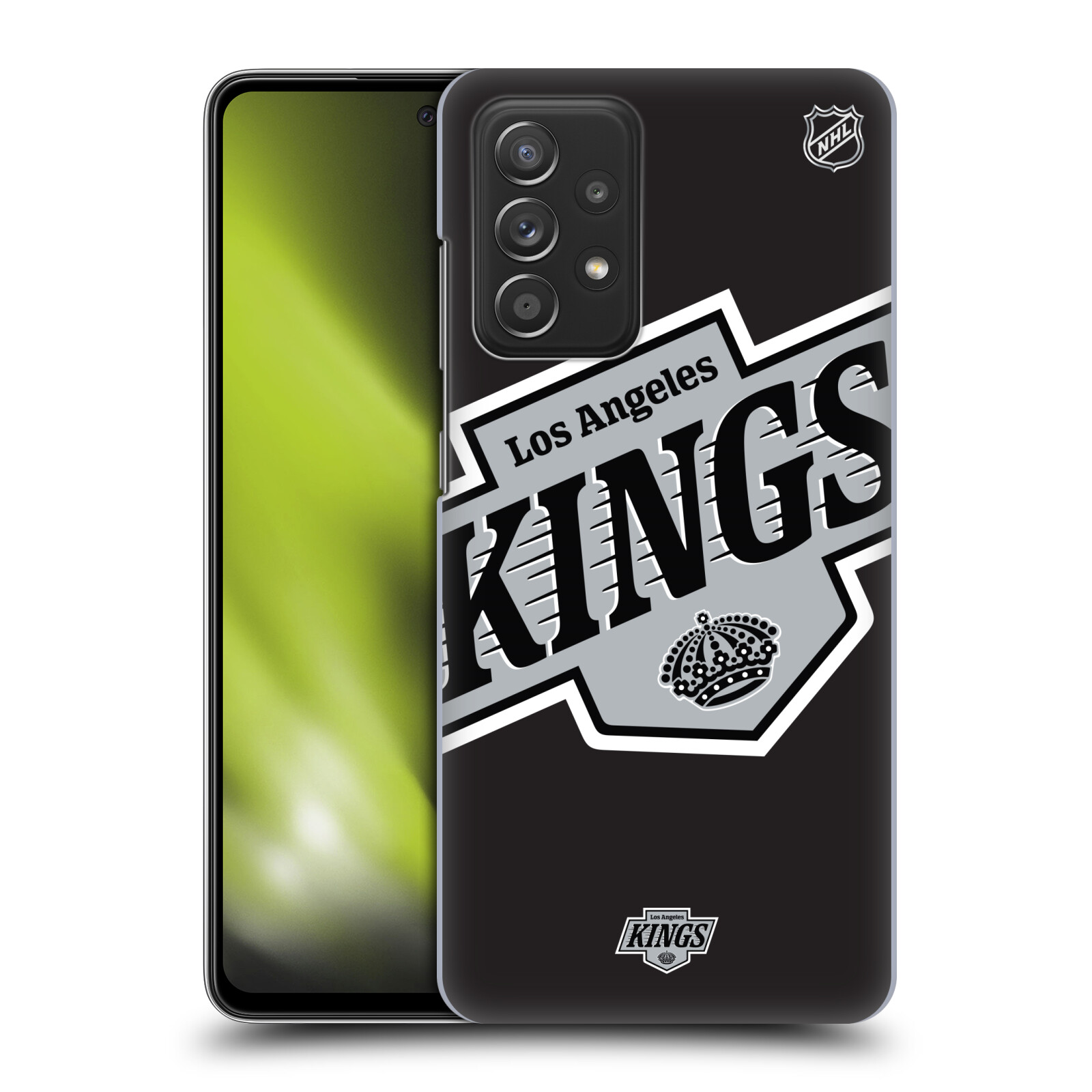 Plastové pouzdro na mobil Samsung Galaxy A52 / A52 5G / A52s 5G - NHL - Velké logo Los Angeles Kings