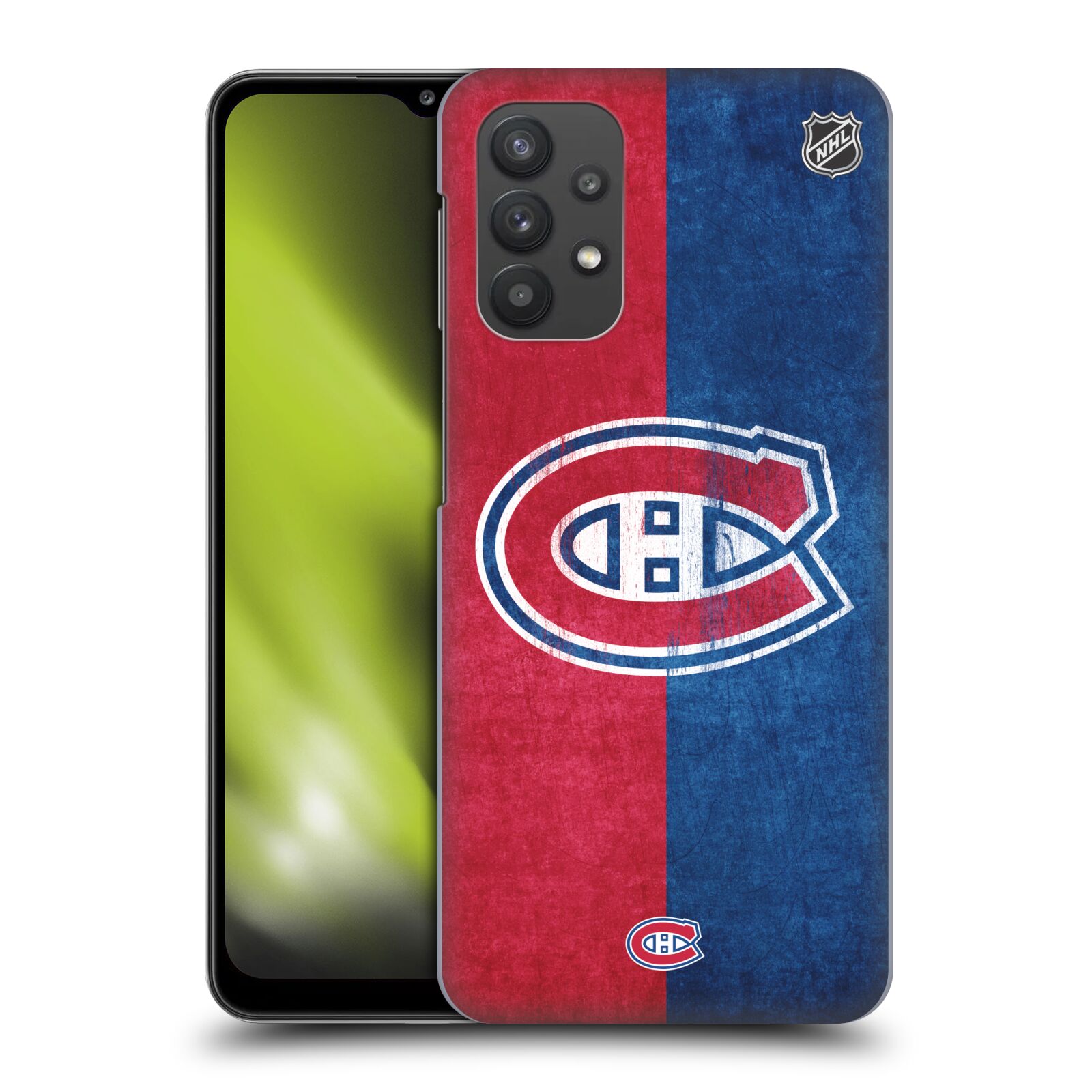 Plastové pouzdro na mobil Samsung Galaxy A32 5G - NHL - Půlené logo Montreal Canadiens