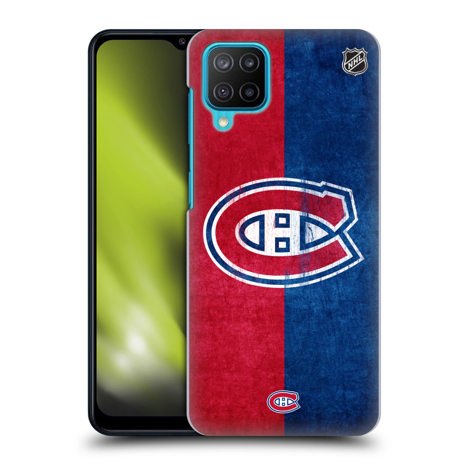 Plastové pouzdro na mobil Samsung Galaxy M12 - NHL - Půlené logo Montreal Canadiens