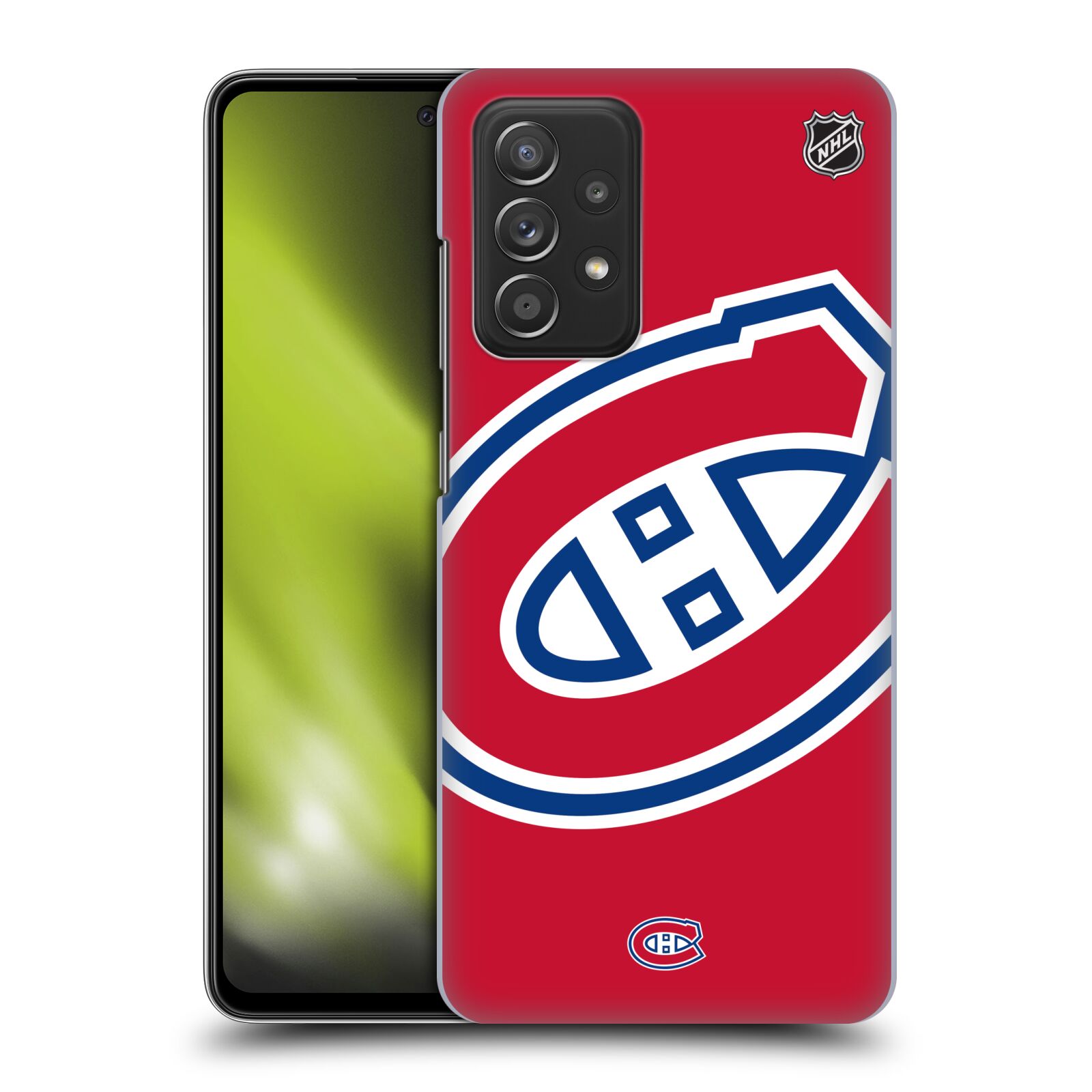 Plastové pouzdro na mobil Samsung Galaxy A52 / A52 5G / A52s 5G - NHL - Velké logo Montreal Canadiens