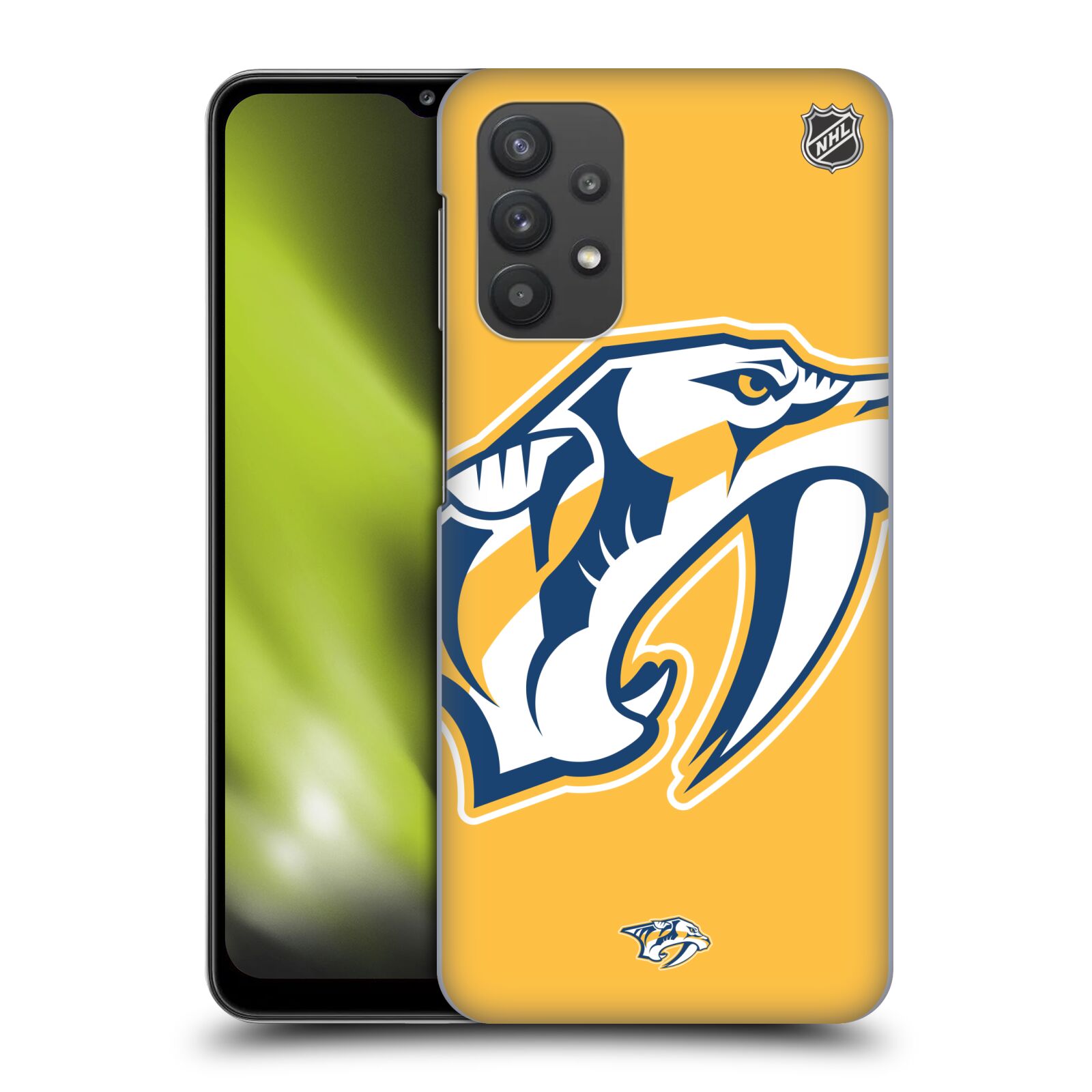 Plastové pouzdro na mobil Samsung Galaxy A32 5G - NHL - Velké logo Nashville Predators