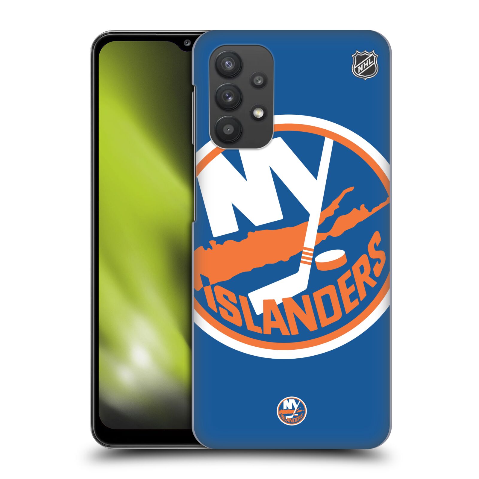 Plastové pouzdro na mobil Samsung Galaxy A32 5G - NHL - Velké logo New York Islanders
