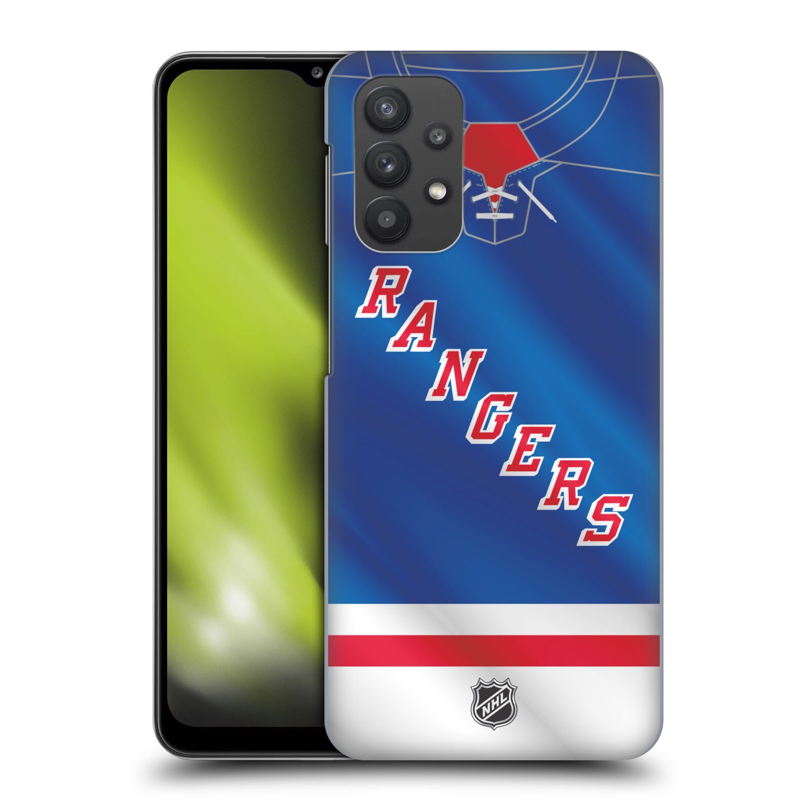 Plastové pouzdro na mobil Samsung Galaxy A32 5G - NHL - Dres New York Rangers