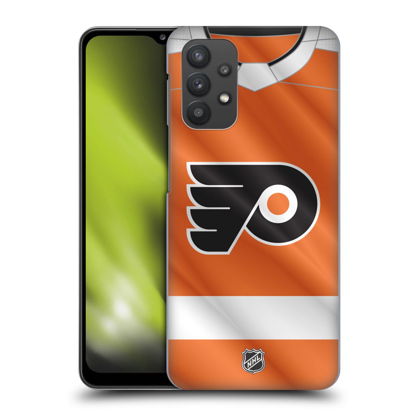 Plastové pouzdro na mobil Samsung Galaxy A32 5G - NHL - Dres Philadelphia Flyers