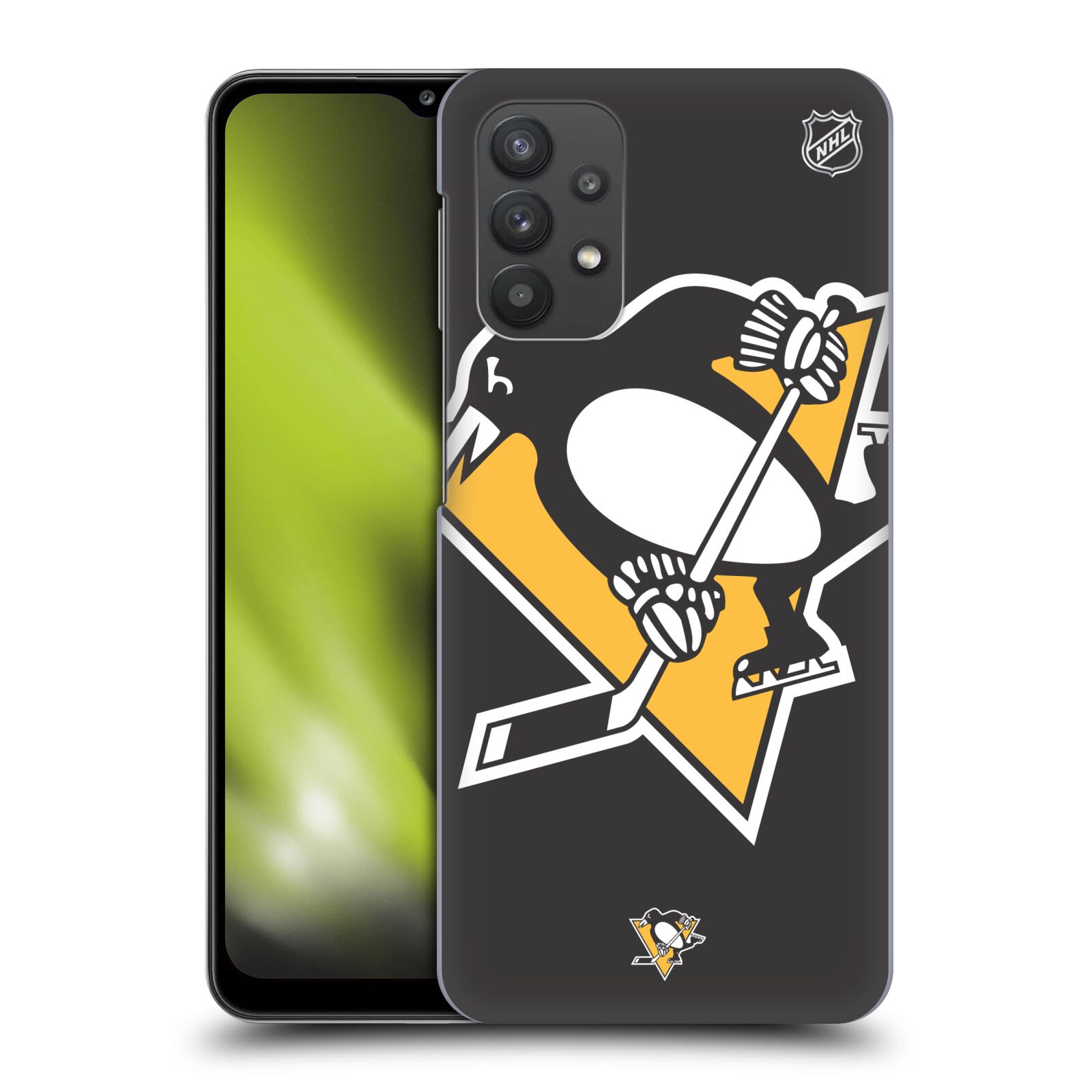 Plastové pouzdro na mobil Samsung Galaxy A32 5G - NHL - Velké logo Pittsburgh Penguins
