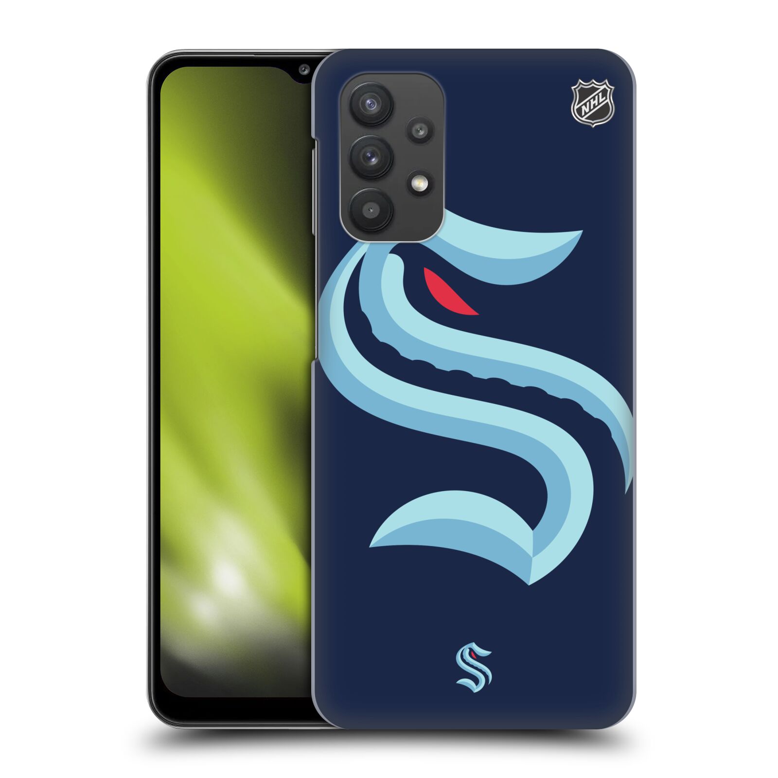 Plastové pouzdro na mobil Samsung Galaxy A32 5G - NHL - Velké logo Seattle Kraken