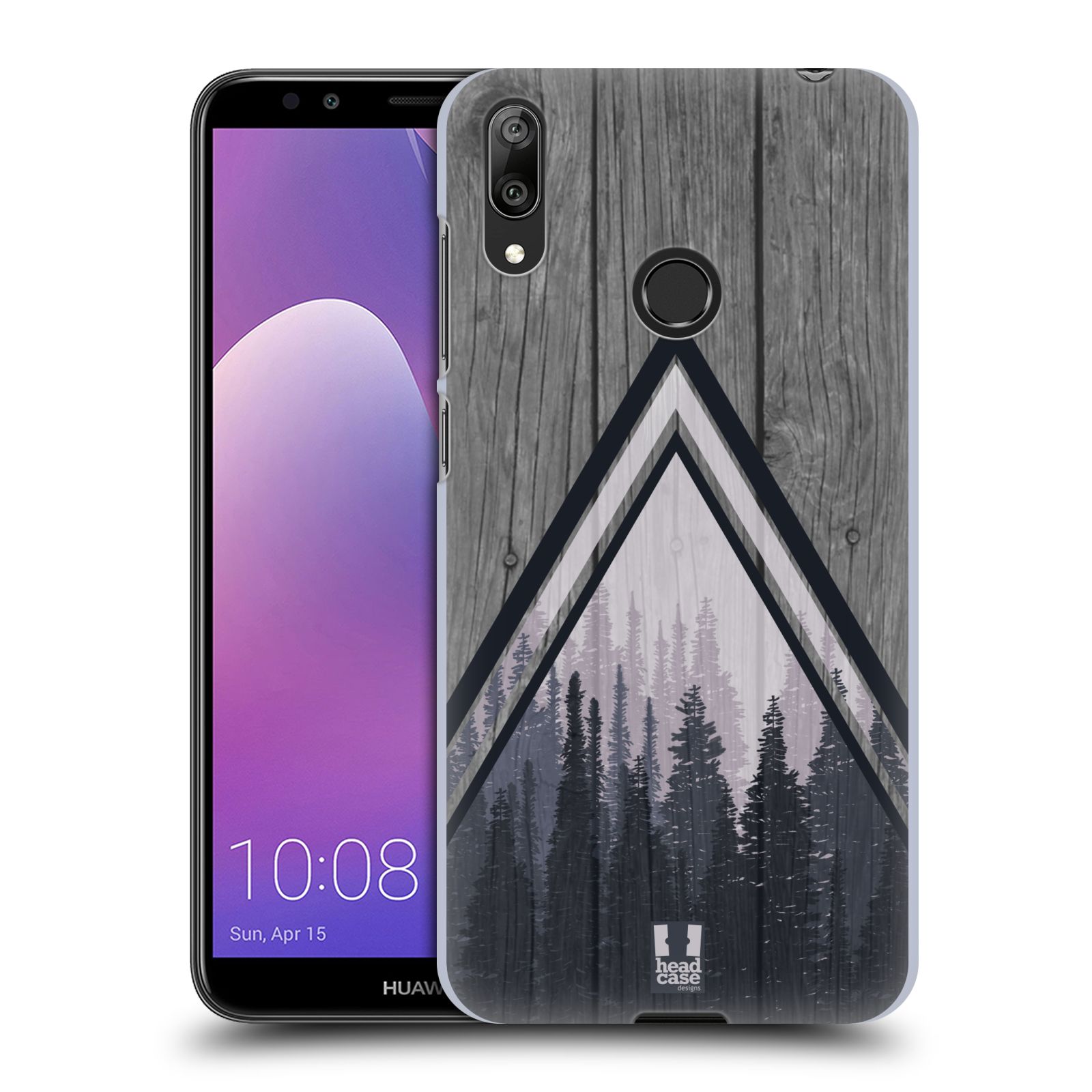 Plastové pouzdro na mobil Huawei Y7 (2019) - Head Case - Dřevo a temný les (Plastový kryt, pouzdro, obal na mobilní telefon Huawei Y7 2019 s motivem Dřevo a temný les)