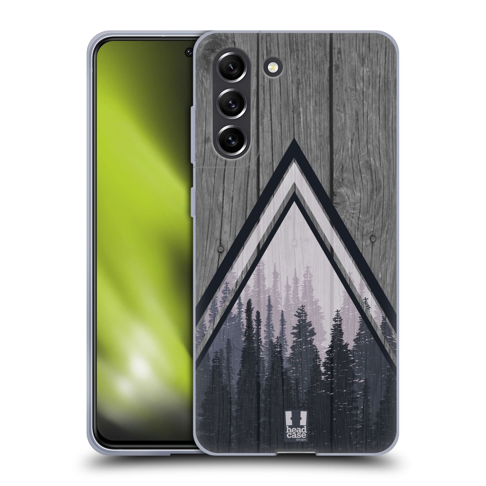 Silikonové pouzdro na mobil Samsung Galaxy S21 FE 5G - Head Case - Dřevo a temný les (Silikonový kryt, obal, pouzdro na mobilní telefon Samsung Galaxy S21 FE 5G s motivem Dřevo a temný les)