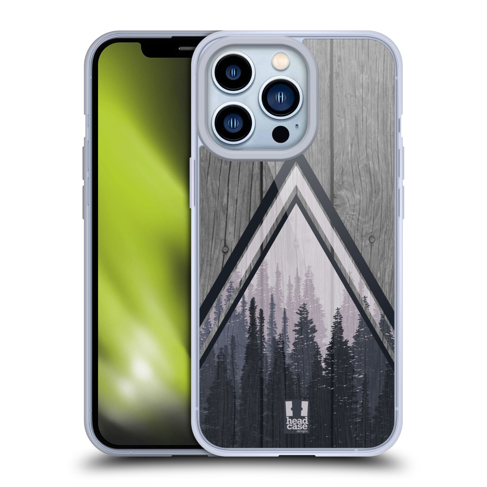 Silikonové pouzdro na mobil Apple iPhone 13 Pro - Head Case - Dřevo a temný les (Silikonový kryt, obal, pouzdro na mobilní telefon Apple iPhone 13 Pro s motivem Dřevo a temný les)