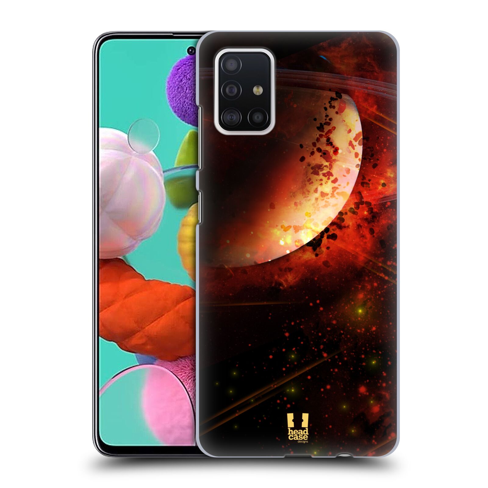 Plastové pouzdro na mobil Samsung Galaxy A51 - Head Case - SATURN (Plastový kryt, pouzdro, obal na mobilní telefon Samsung Galaxy A51 A515F Dual SIM s motivem SATURN)