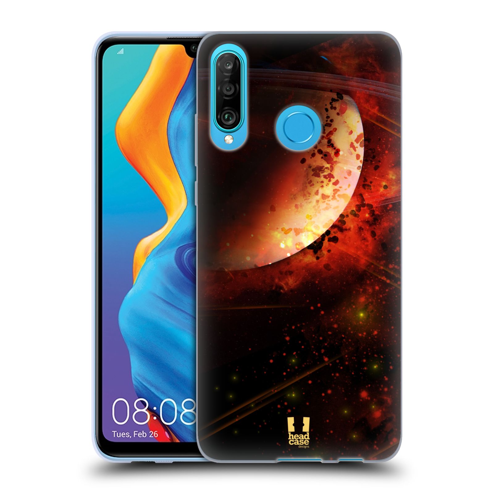 Silikonové pouzdro na mobil Huawei P30 Lite - Head Case - SATURN (Silikonový kryt, obal, pouzdro na mobilní telefon Huawei P30 Lite Dual Sim (MAR-L01A, MAR-L21A, MAR-LX1A) s motivem SATURN)