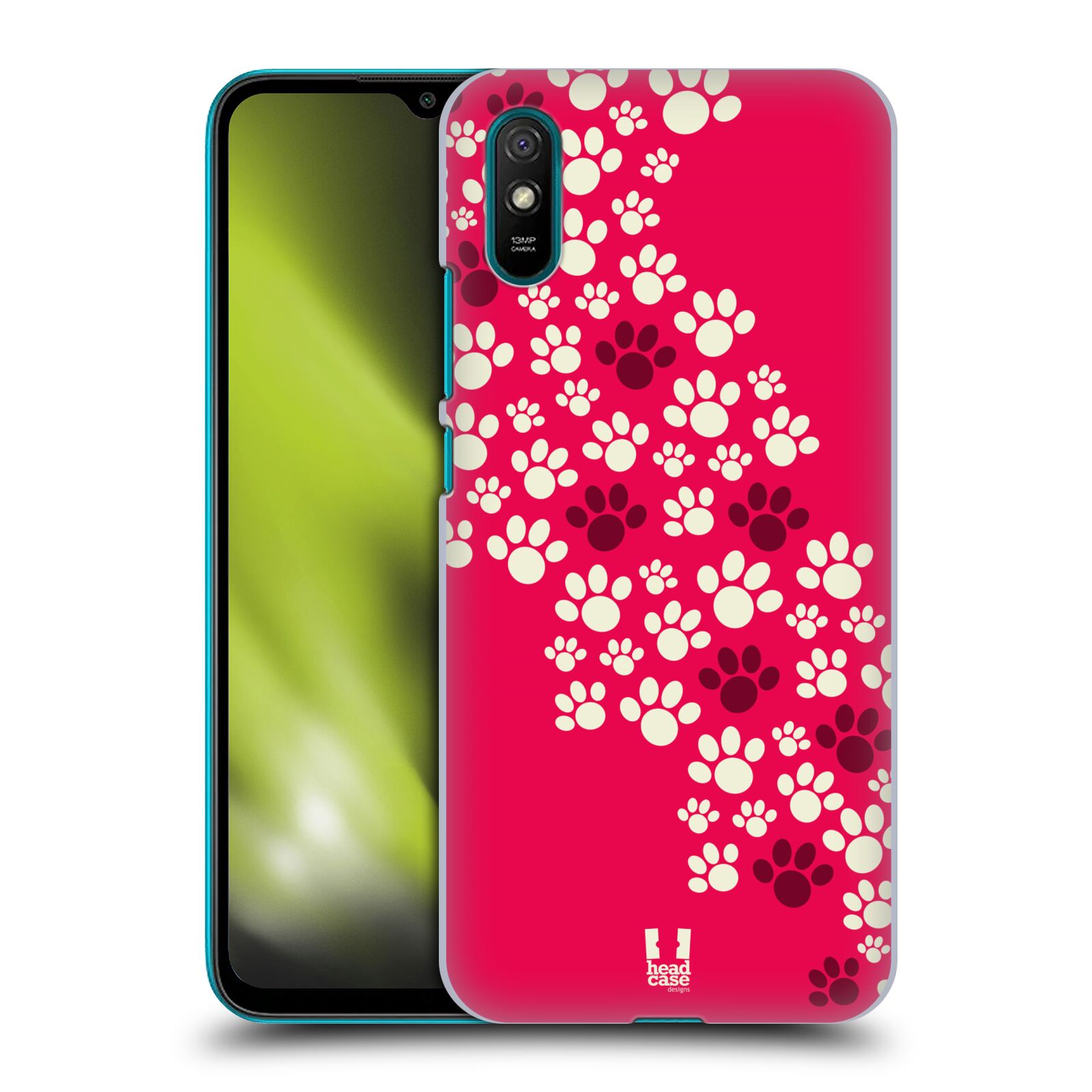 Plastové pouzdro na mobil Xiaomi Redmi 9A / Xiaomi Redmi 9AT - Head Case - TLAPKY RŮŽOVÉ