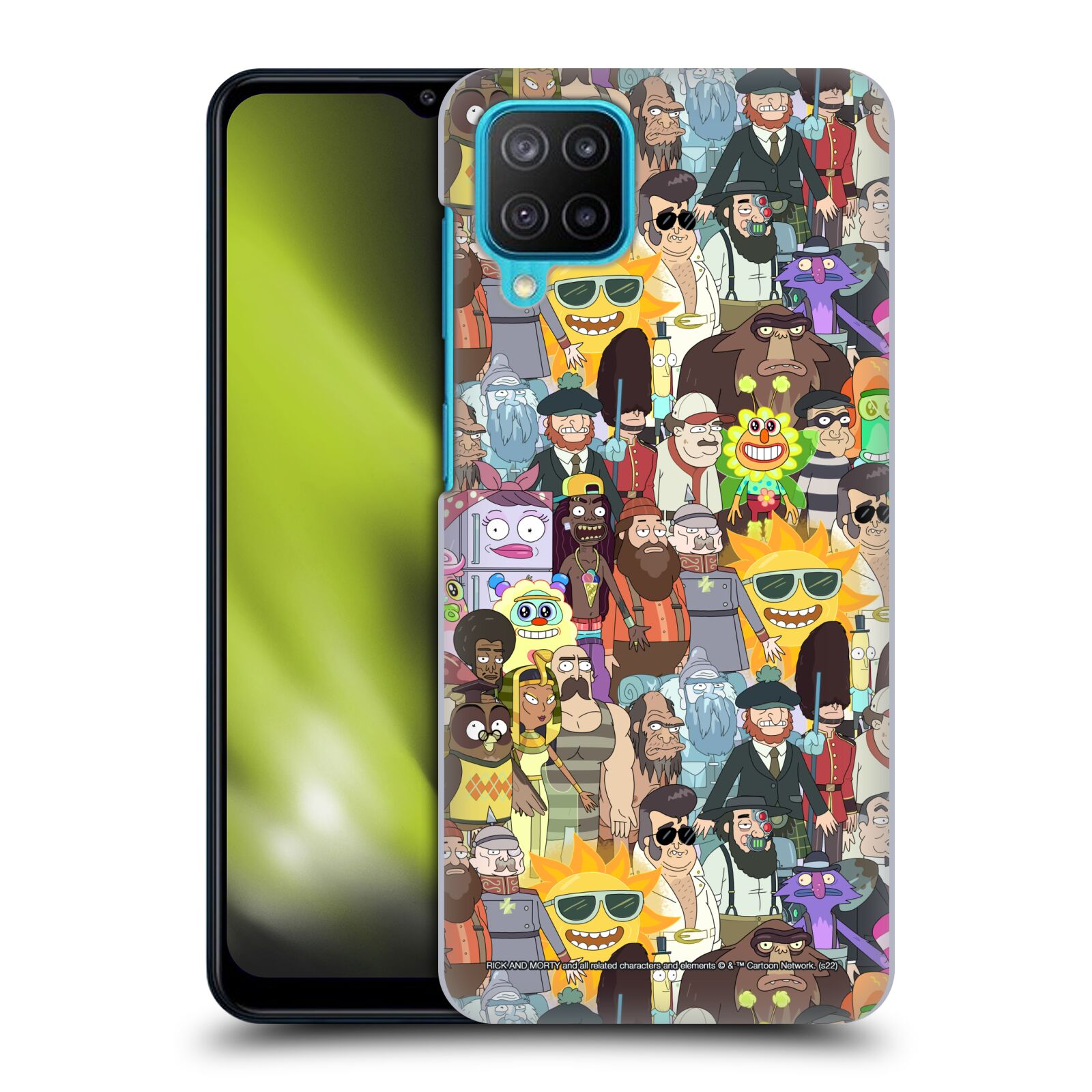 Plastové pouzdro na mobil Samsung Galaxy M12 - Rick And Morty - Graphics Parasite (Plastový kryt, pouzdro, obal na mobilní telefon Samsung Galaxy M12 (SM-M127F) s licencovaným motivem Rick And Morty - Graphics Parasite)