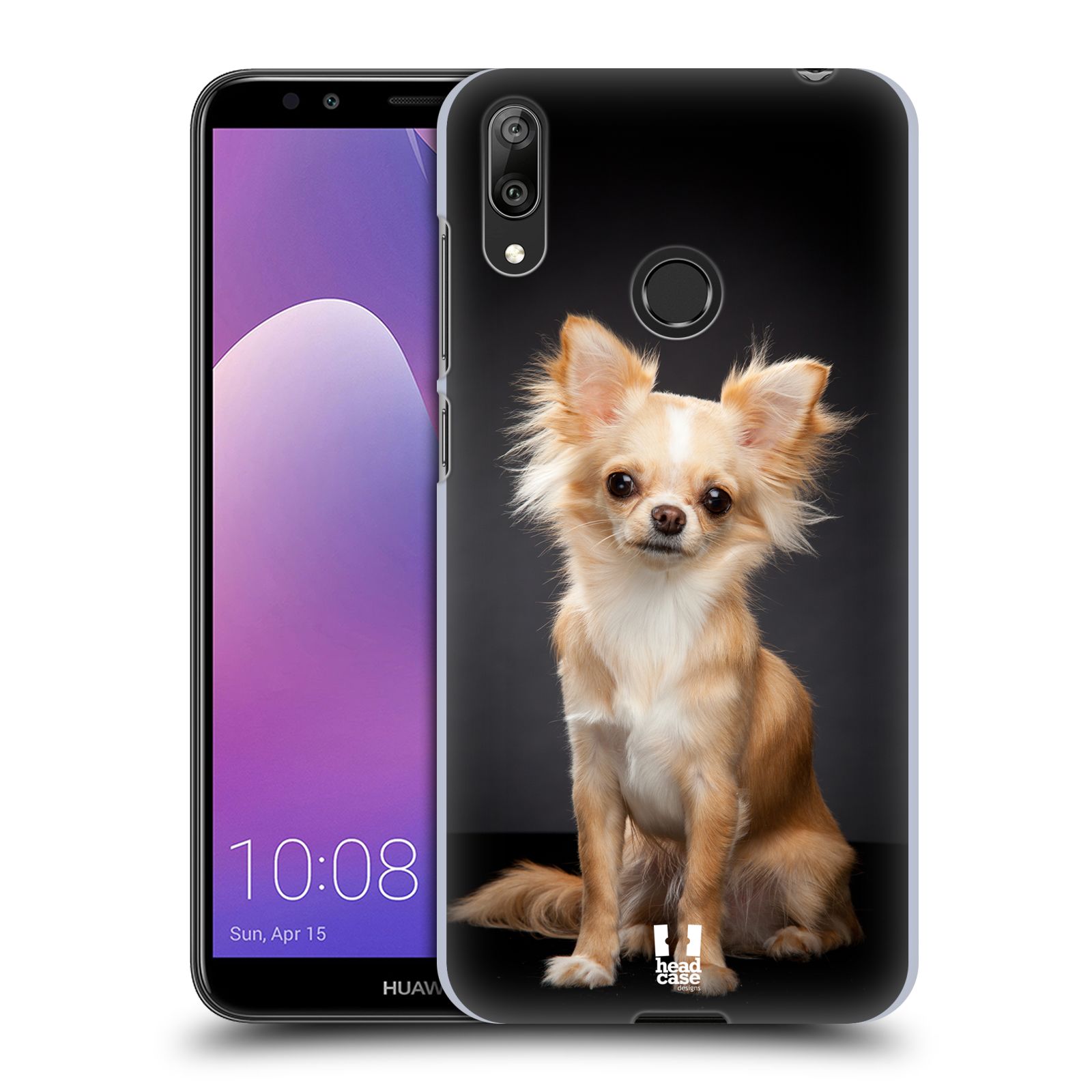 Plastové pouzdro na mobil Huawei Y7 (2019) - Head Case - ČIVAVA (Plastový kryt, pouzdro, obal na mobilní telefon Huawei Y7 2019 s motivem ČIVAVA)