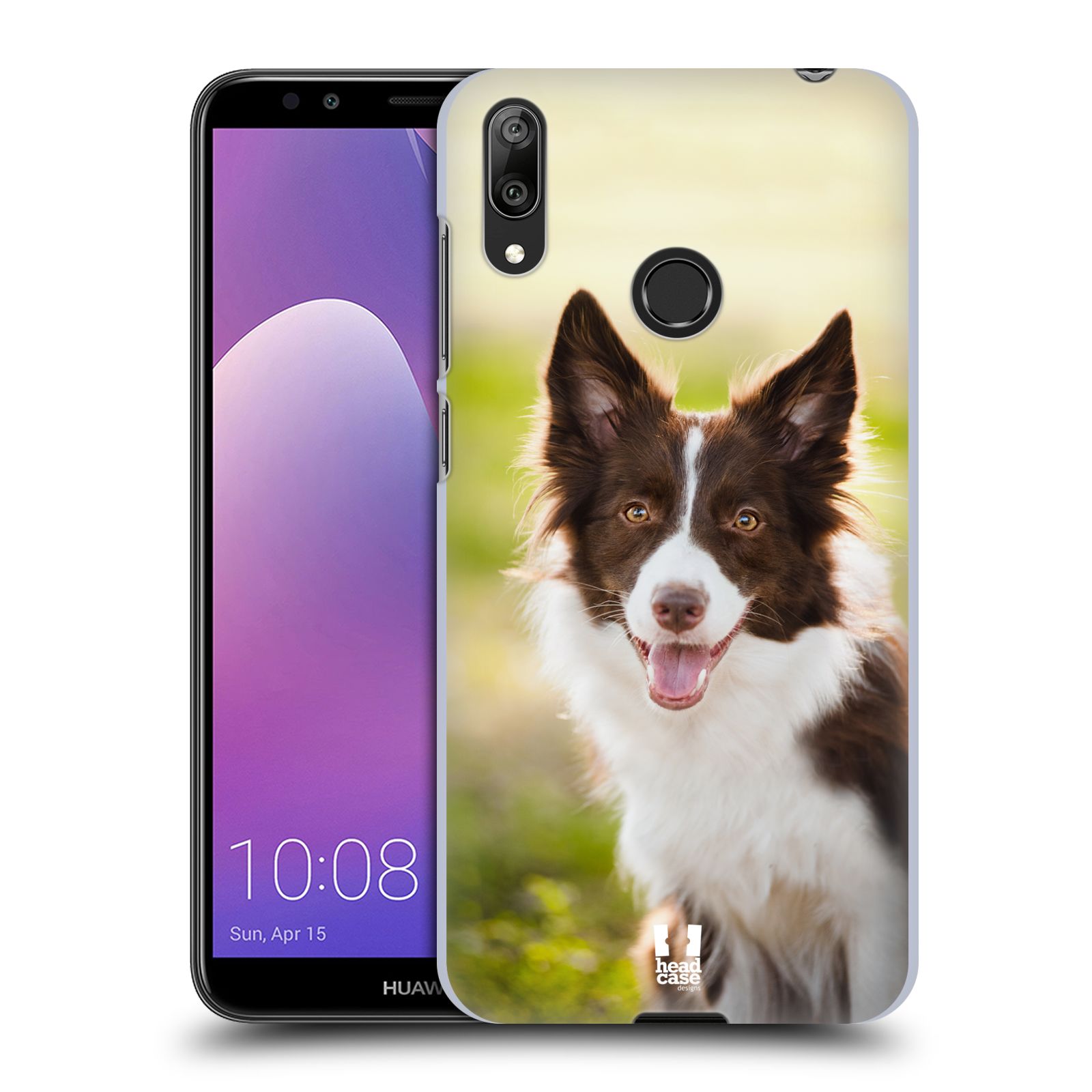 Plastové pouzdro na mobil Huawei Y7 (2019) - Head Case - BORDER KÓLIE (Plastový kryt, pouzdro, obal na mobilní telefon Huawei Y7 2019 s motivem BORDER KÓLIE)
