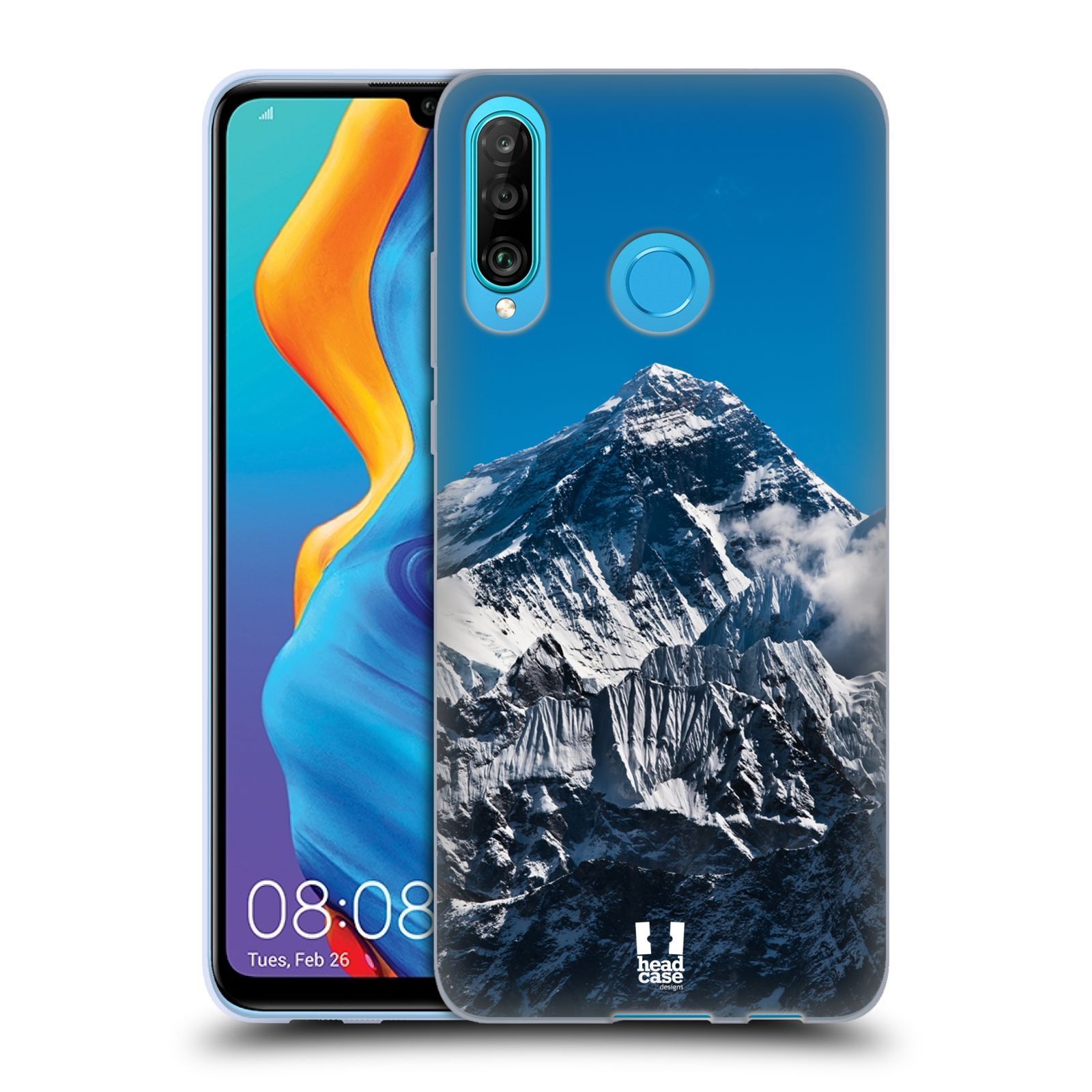 Silikonové pouzdro na mobil Huawei P30 Lite - Head Case - Mount Everest Peak (Silikonový kryt, obal, pouzdro na mobilní telefon Huawei P30 Lite Dual Sim (MAR-L01A, MAR-L21A, MAR-LX1A) s motivem Mount Everest Peak )