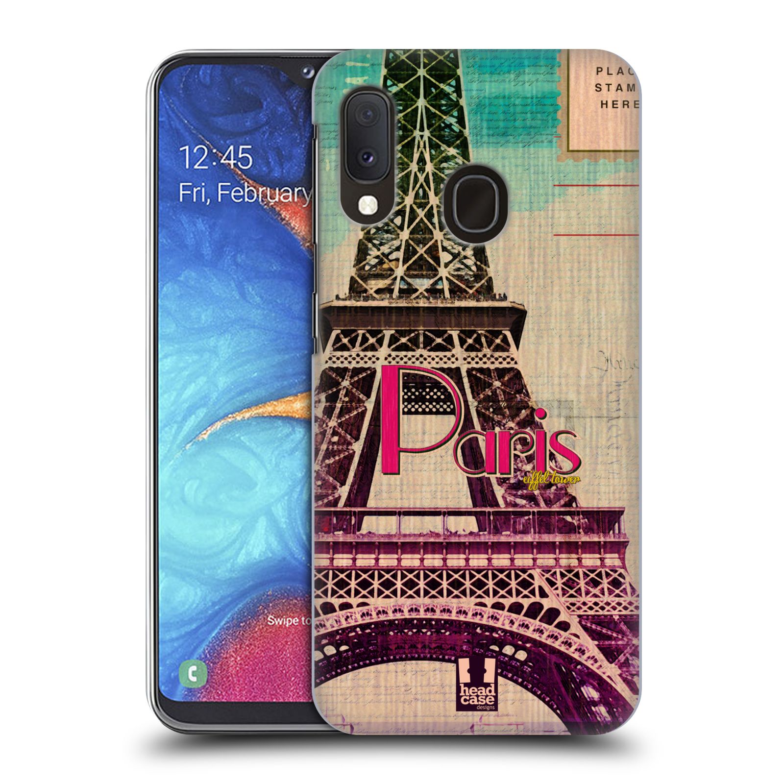 Plastové pouzdro na mobil Samsung Galaxy A20e - Head Case - PARIS VINTAGE (Plastový kryt, pouzdro, obal na mobilní telefon Samsung Galaxy A20e A202F Dual SIM s motivem PARIS VINTAGE)