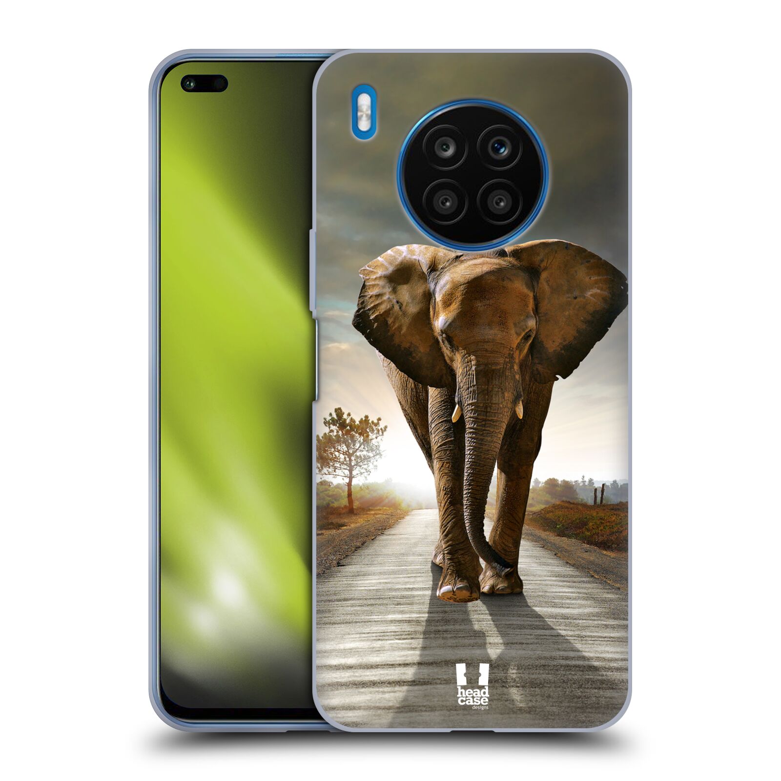 Silikonové pouzdro na mobil Huawei Nova 8i / Honor 50 Lite - Head Case - DIVOČINA – SLON