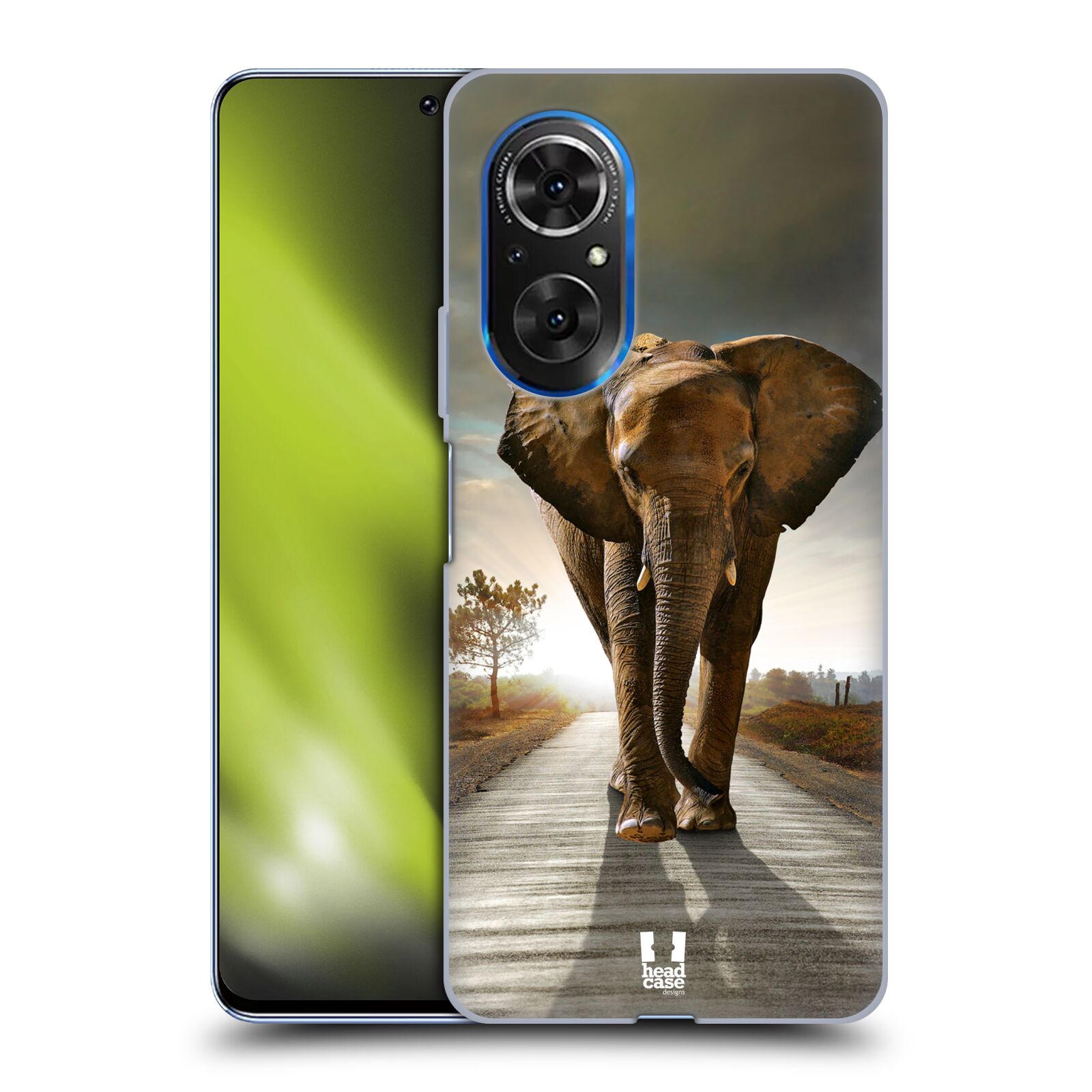 Silikonové pouzdro na mobil Huawei Nova 9 SE - Head Case - DIVOČINA – SLON
