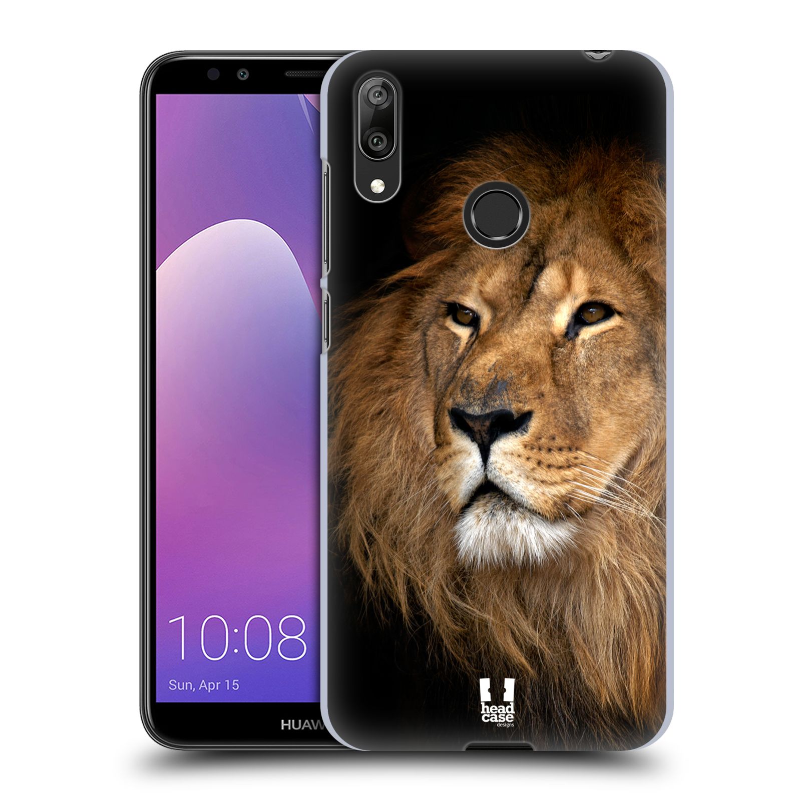 Plastové pouzdro na mobil Huawei Y7 (2019) - Head Case - DIVOČINA – LEV (Plastový kryt, pouzdro, obal na mobilní telefon Huawei Y7 2019 s motivem DIVOČINA – LEV)