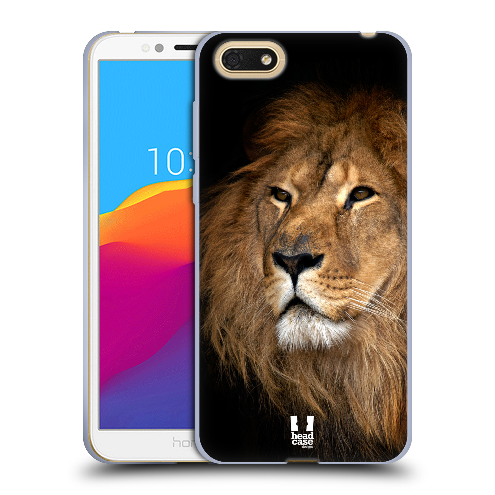 Silikonové pouzdro na mobil Honor 7S - Head Case - DIVOČINA – LEV